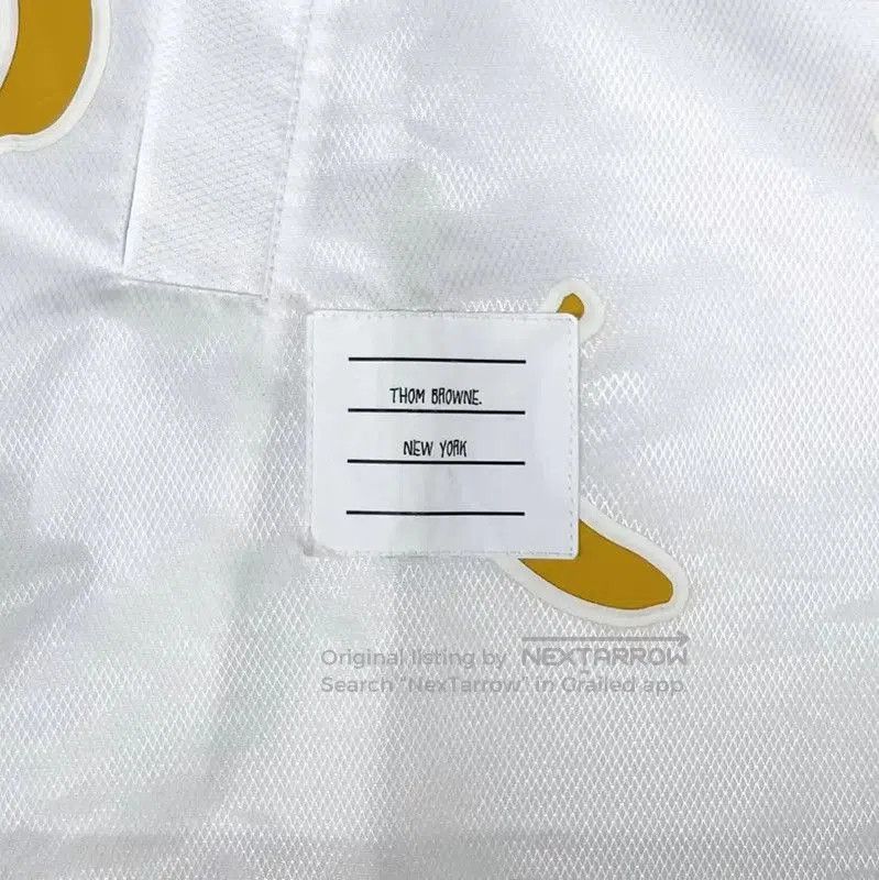 Thom Browne Thom Browne White Jacket with Yellow Print . Size S / US 4 / IT 40 - 4 Thumbnail