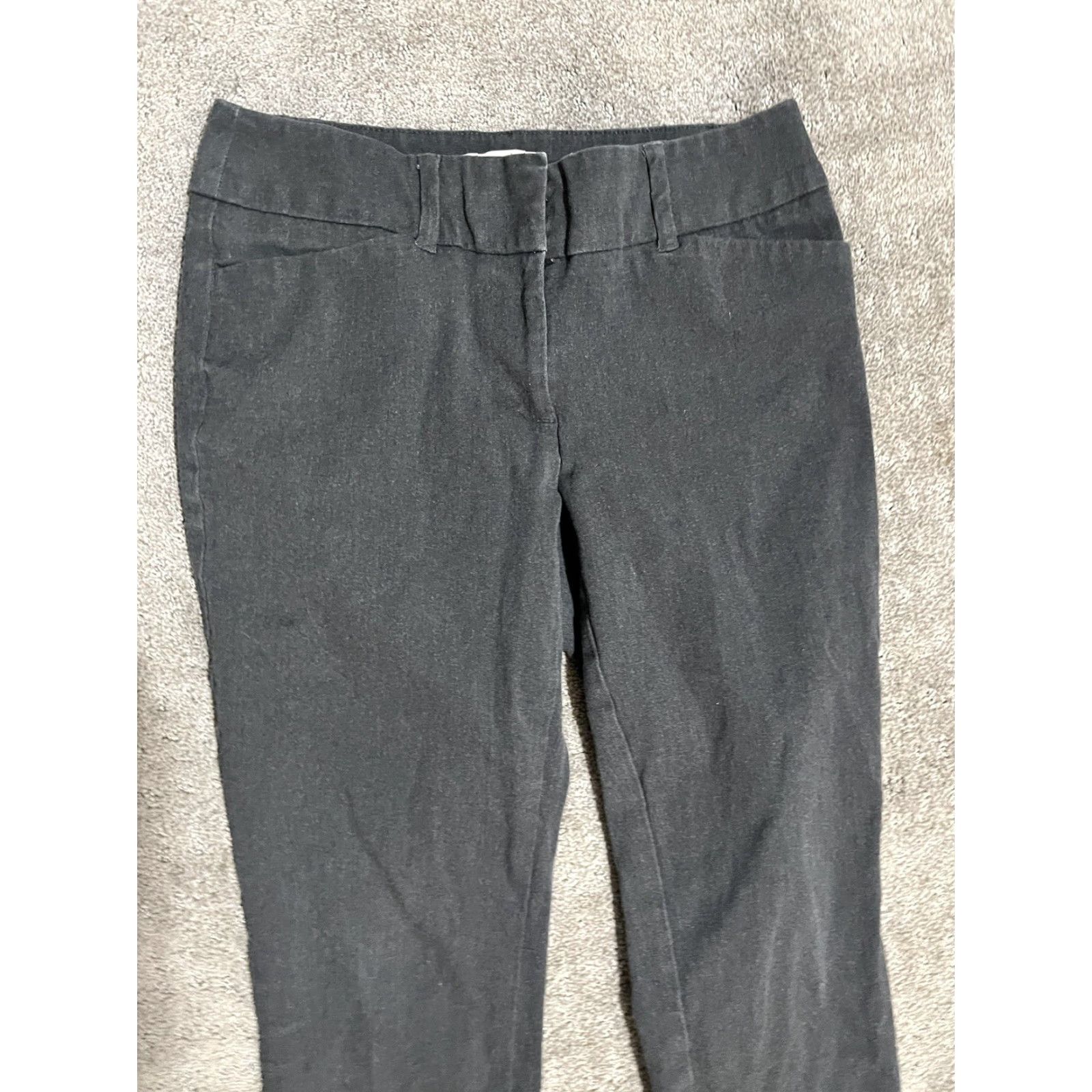 Loft VINTAGE Loft Outlet Gray Dress Pants Curvy Skinny Ankle Women’s Size 2 Rear Pockets Lounge? Size 26" / US 2 / IT 38 - 2 Thumbnail