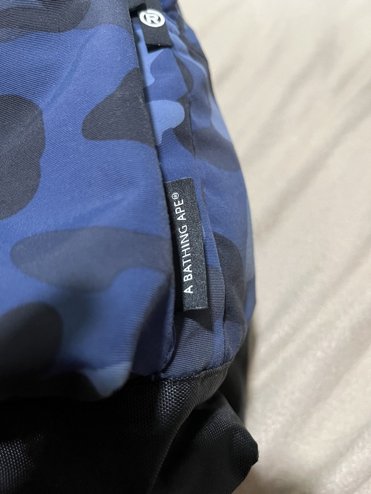 Bape Blue Camo Backpack Size ONE SIZE - 2 Thumbnail