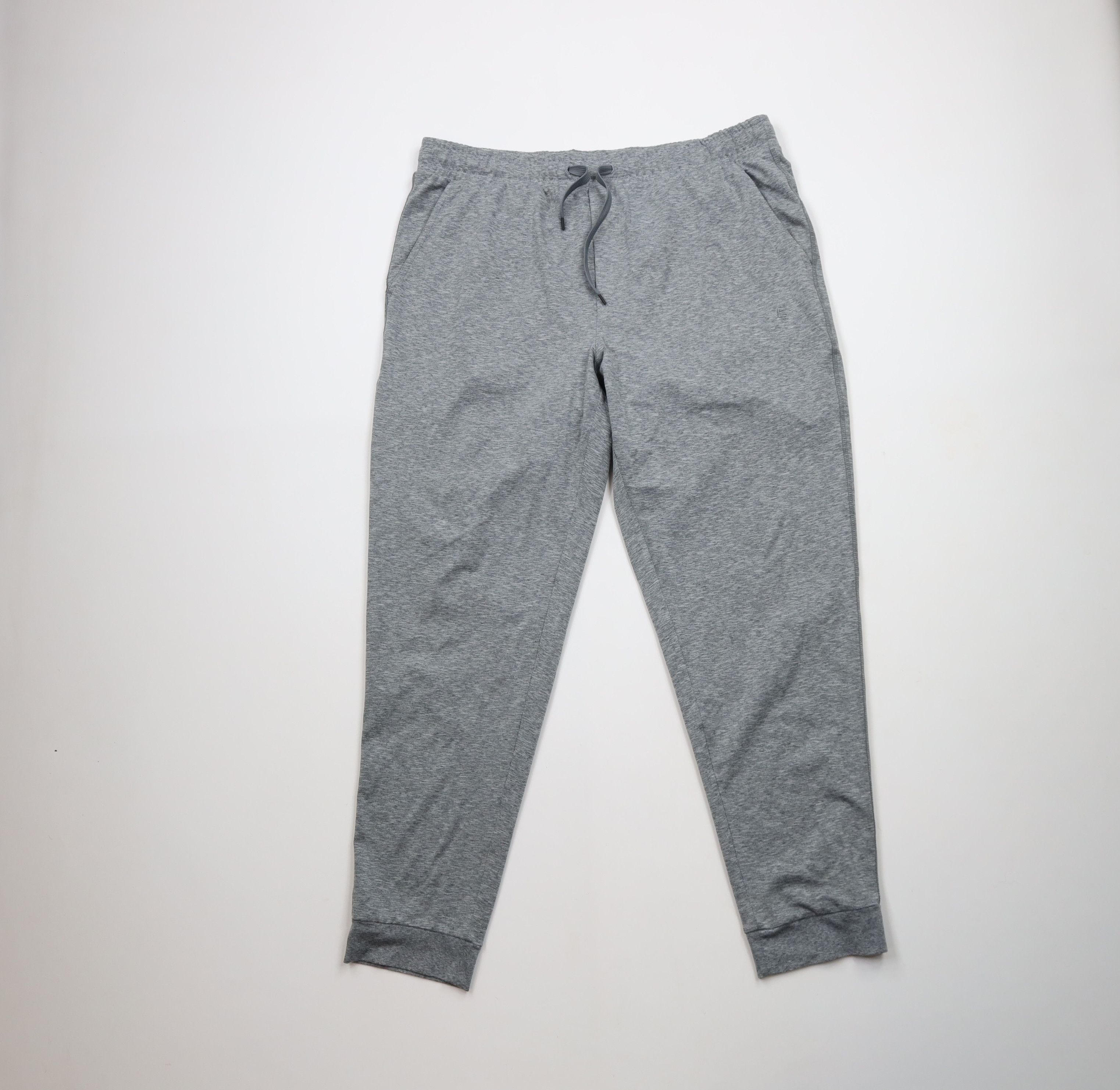 Everlane × Vintage Everlane Distressed Jersey Cuffed Joggers Pants Heather Gray Size US 38 / EU 54 - 1 Thumbnail