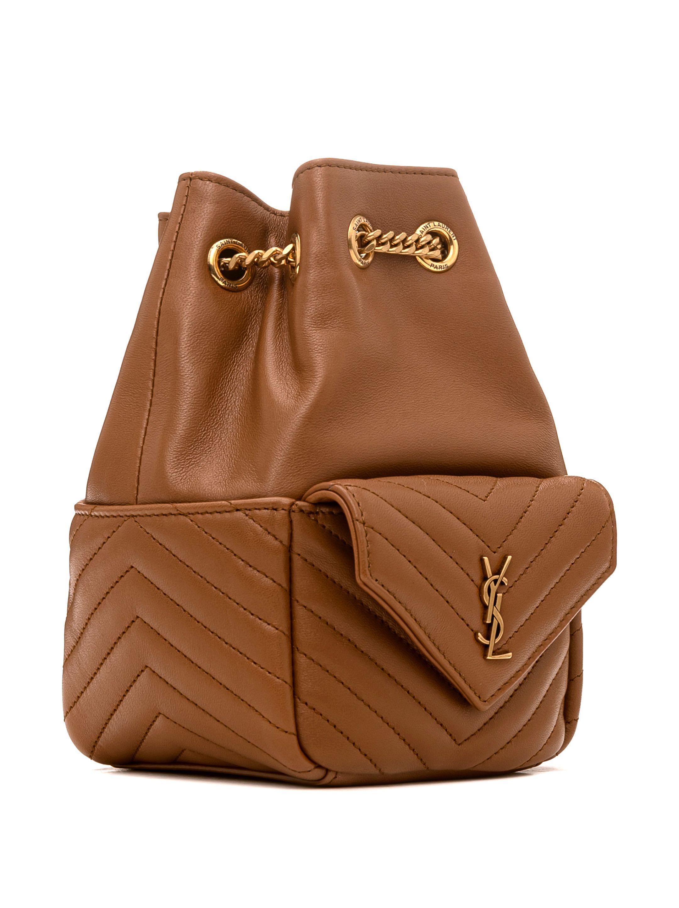 Saint Laurent Paris o1s1wg111024 Size: OS / Leather Nano Bucket Bag in Brown Size ONE SIZE - 4 Thumbnail