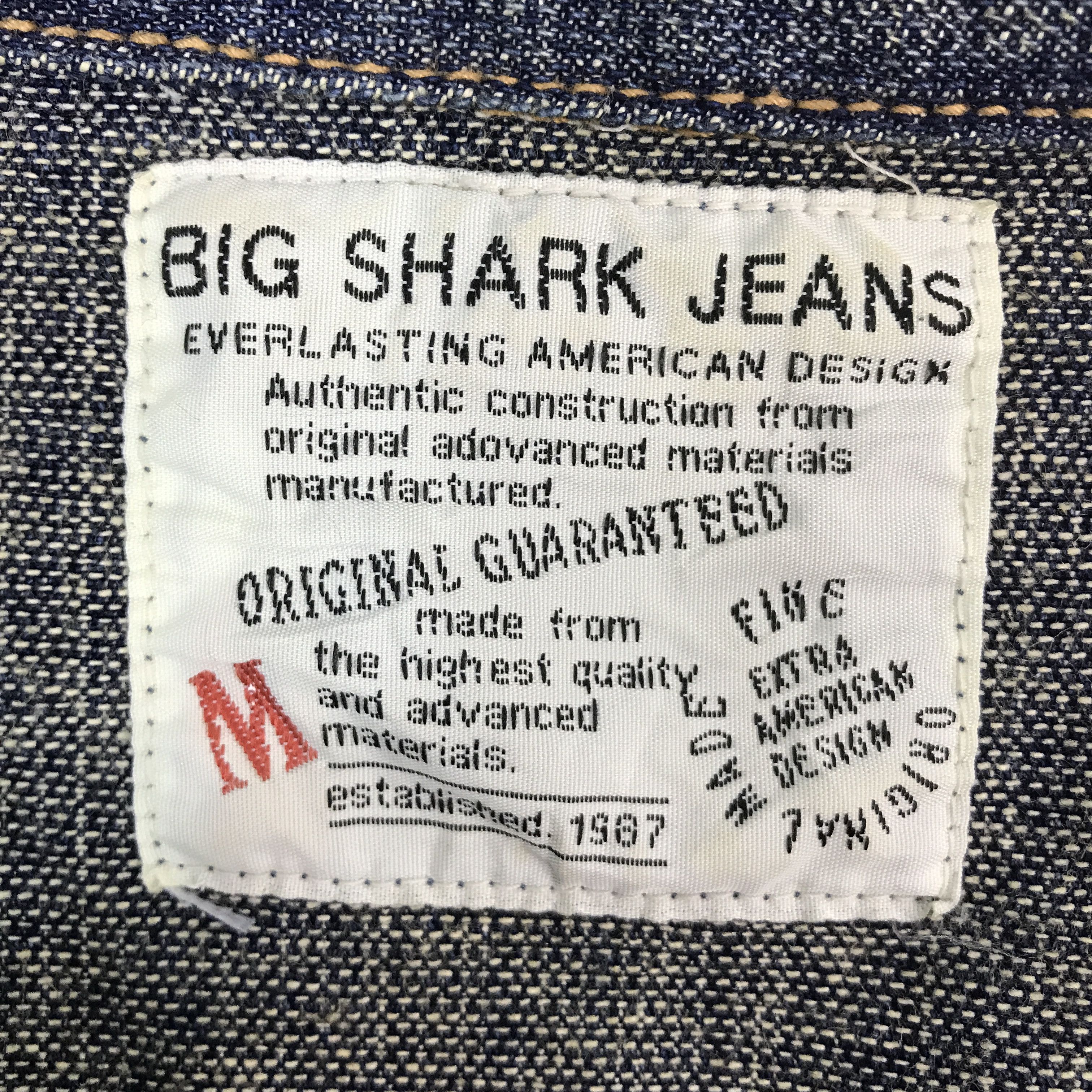 Japanese Brand GOTHIC PUNK BIG SHARK JEANS DENIM JACKET Size US M / EU 48-50 / 2 - 11 Thumbnail