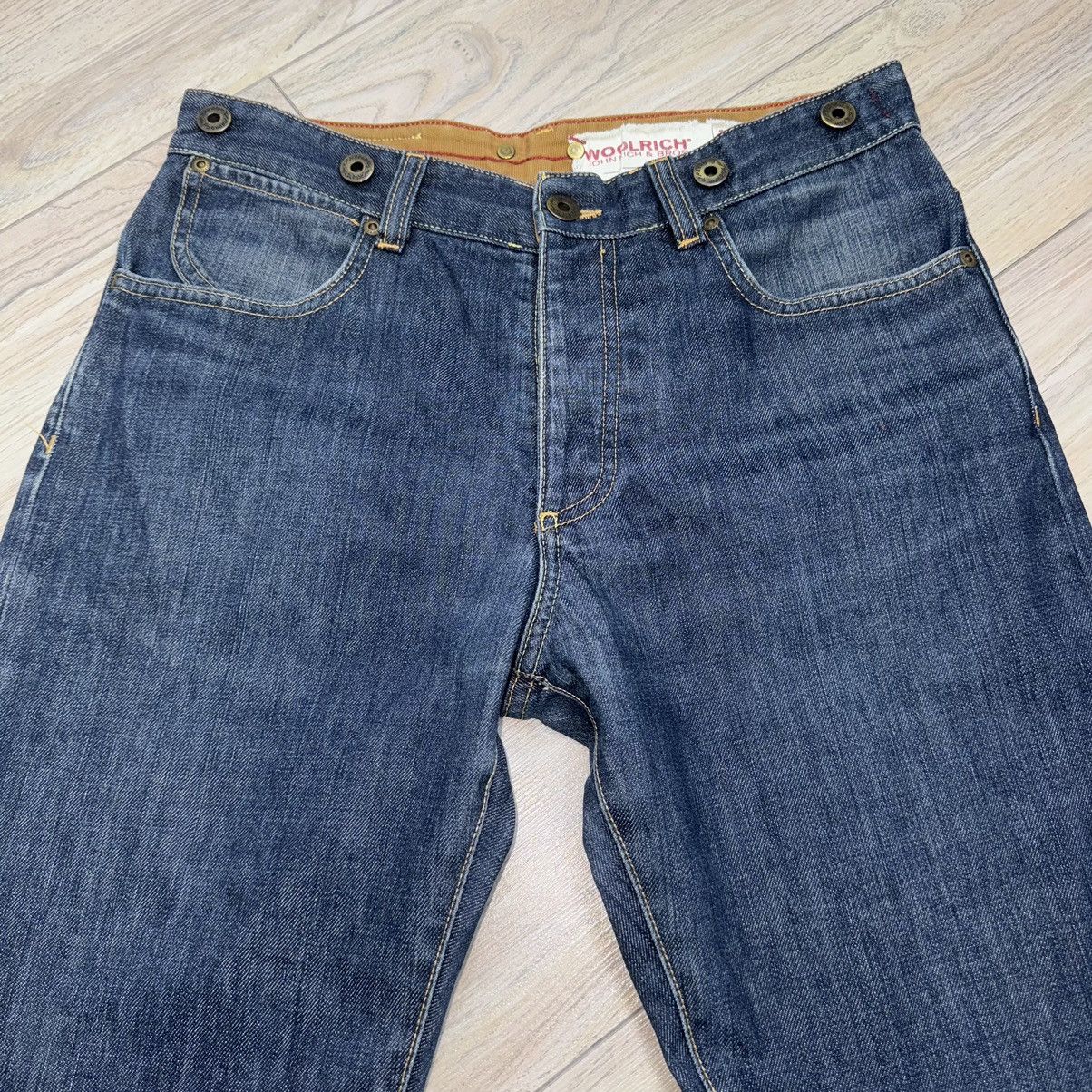 Vintage Rare Vintage Woolrich Outdoor Essential Blue Denim Jeans Size US 31 - 5 Thumbnail