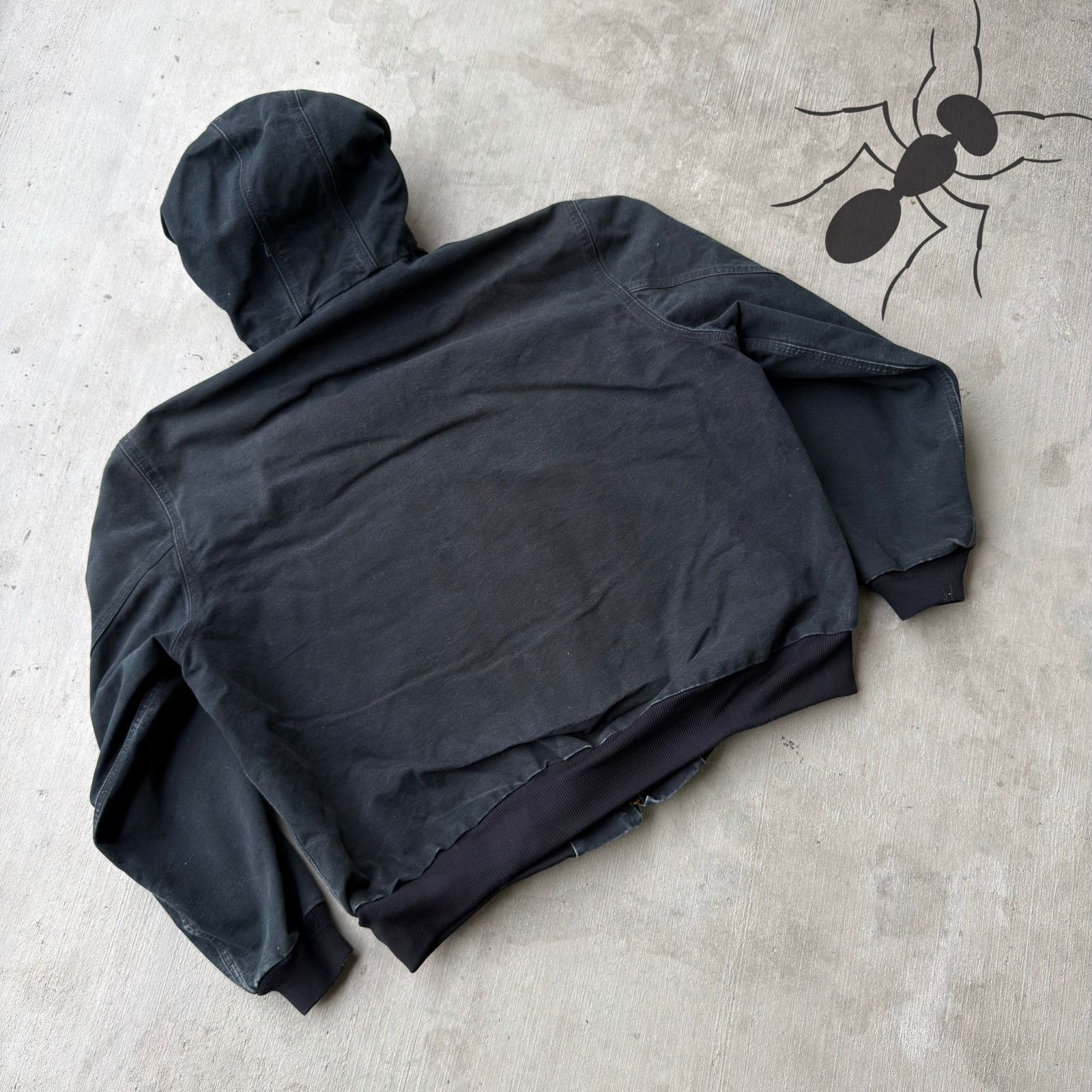 Carhartt × Vintage Carhartt black hooded active work wear jacket Size US XXL / EU 58 / 5 - 6 Thumbnail