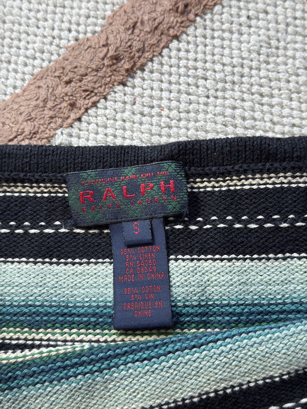 Ralph Lauren VINTAGE KNITTED RALPH LAUREN 2000s CROPPED TOP Size S / US 4 / IT 40 - 4 Thumbnail