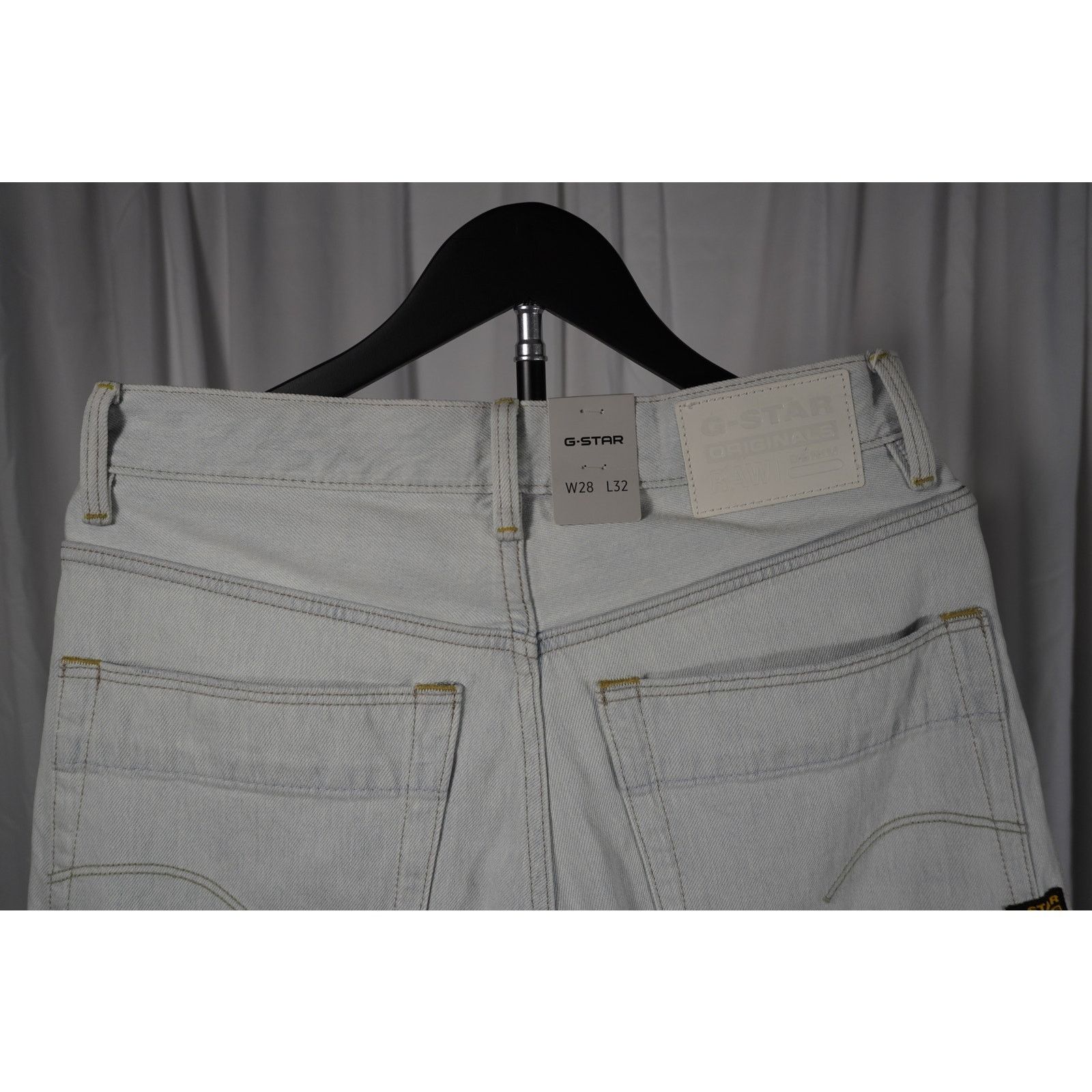 G-Star G-Star Raw Bend Loose Jeans W28 L32 Light Wash Denim Size US 28 / EU 44 - 4 Thumbnail