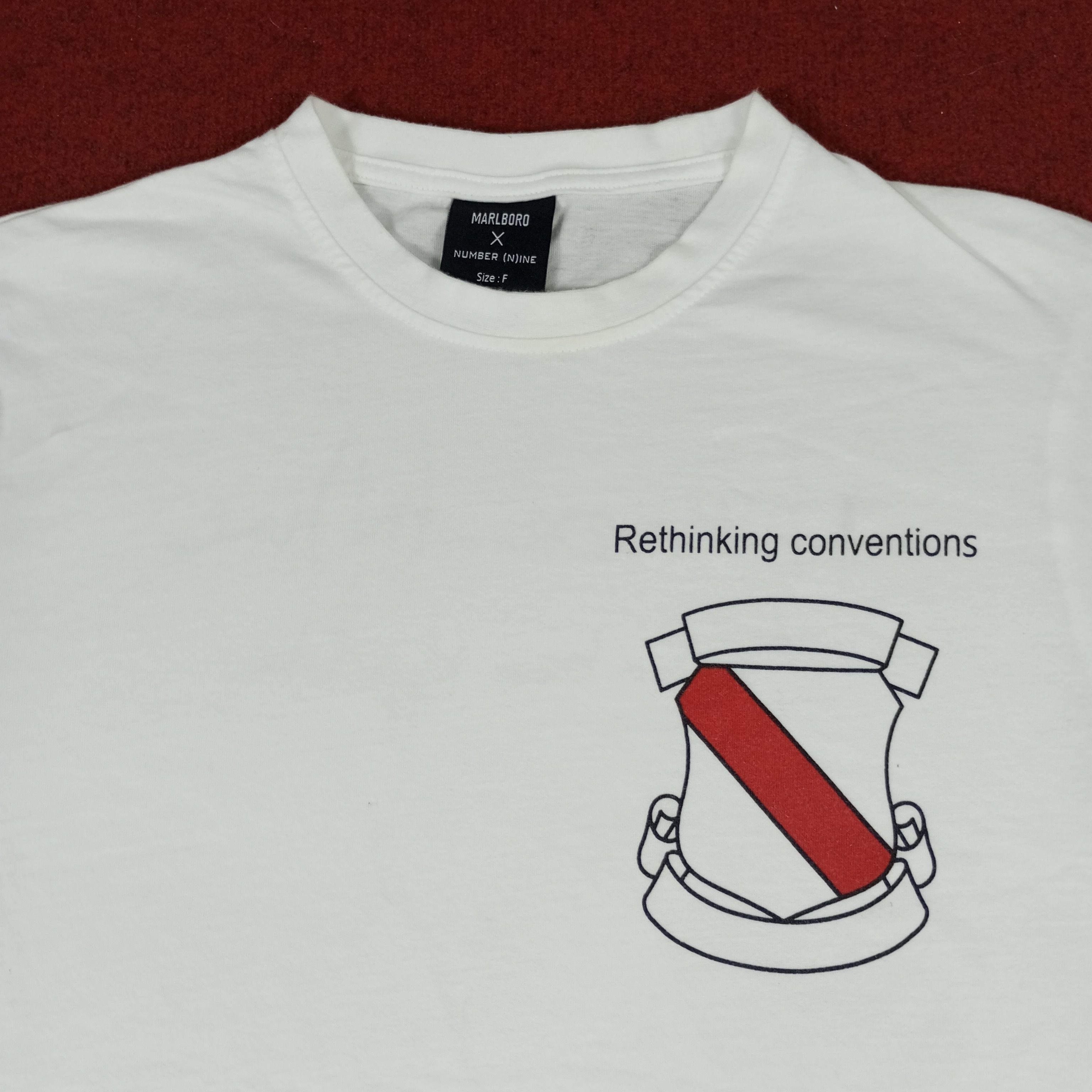 Marlboro × Number (N)ine × Vintage Marlboro X Number Nine Designer Japanese Brand Custom Tshirt Size US M / EU 48-50 / 2 - 4 Thumbnail