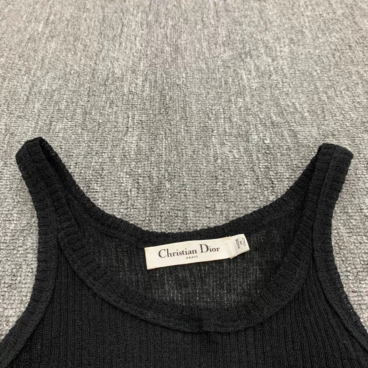 Dior DIOR Black Bee Embroidered Knit Camisole Size 36 95N Size XS / US 0-2 / IT 36-38 - 7 Thumbnail