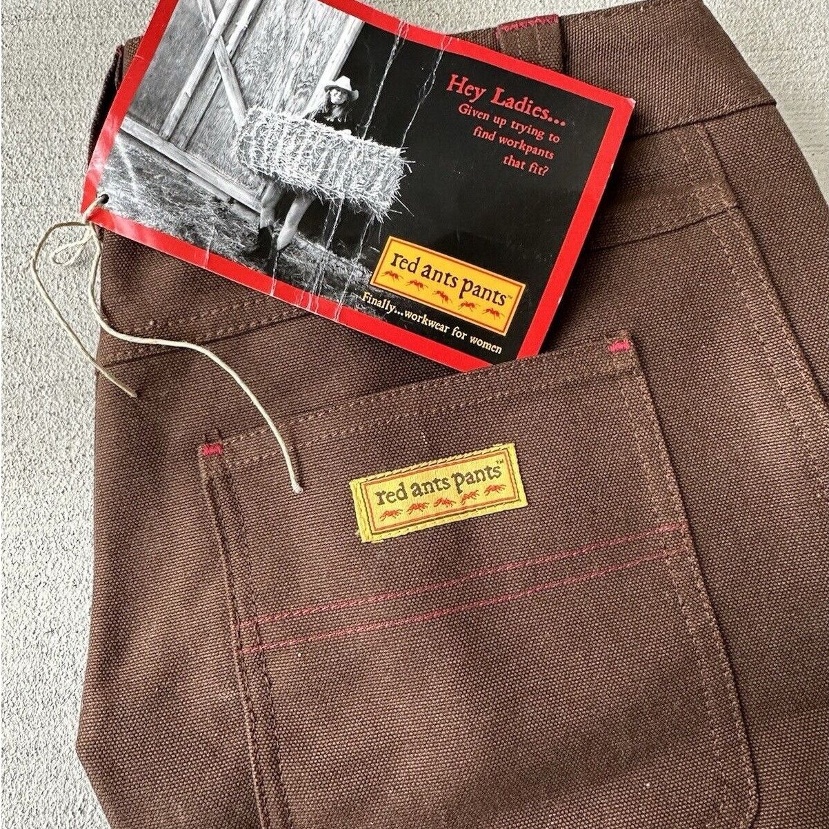 Other Women’s Red Ants Pants 27 X 29 Brown Double Knee Size 27" / US 4 / IT 40 - 2 Thumbnail