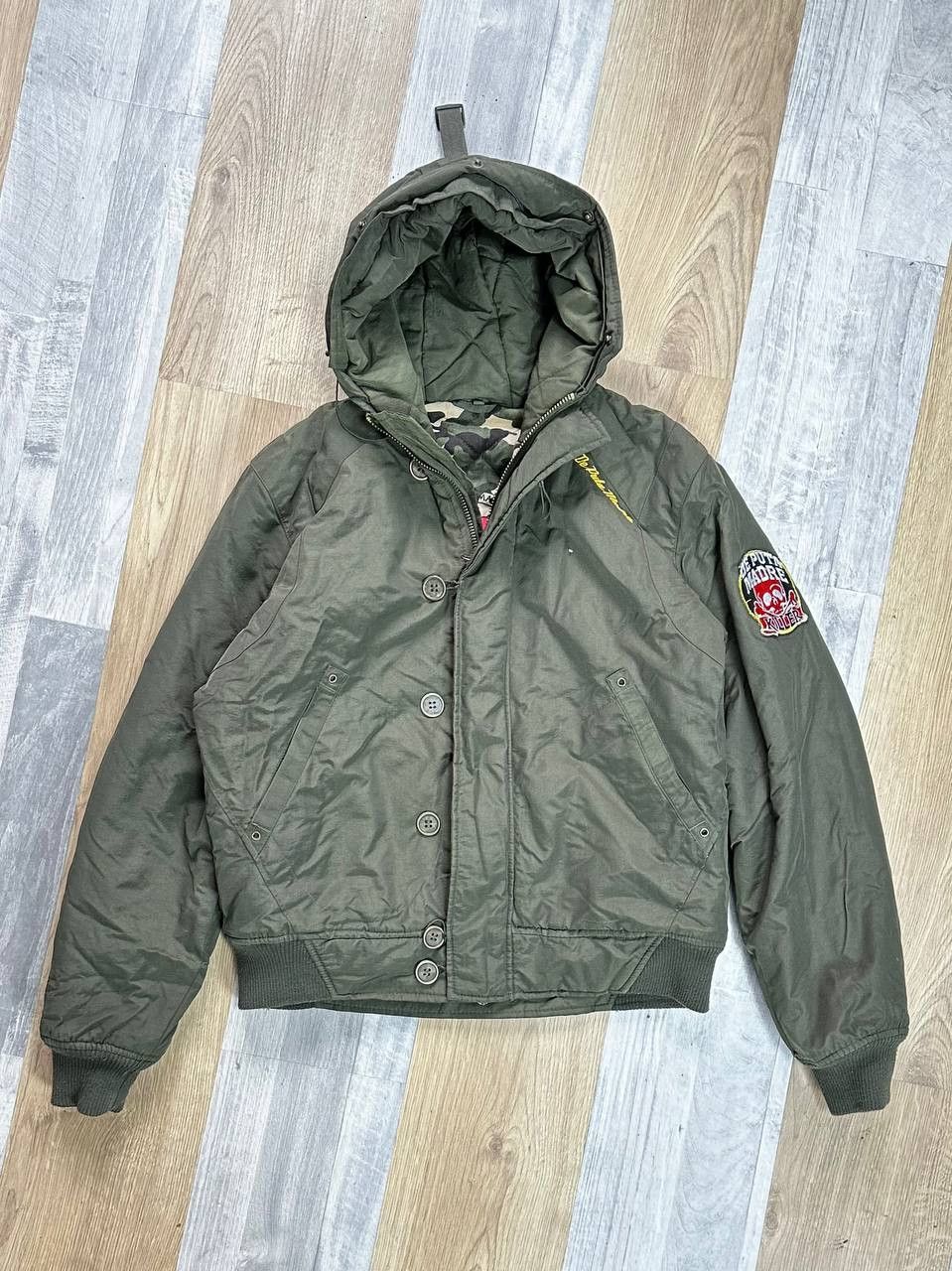 Vintage VINTAGE DE PUTA MADRE Military Bomber Y2K Avant GARDE Size US L / EU 52-54 / 3 - 4 Thumbnail