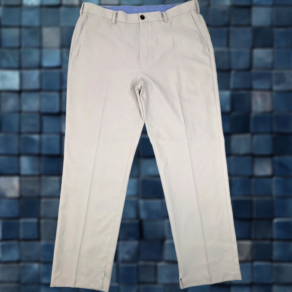 Brooks Brothers Brooks Brothers Clark Fit Chino Pants Men 38x31 Beige Cotton Spandex Flat Front Regular Straight - Classic/Business Casual 90s? Size US 38 / EU 54 - 1 Thumbnail