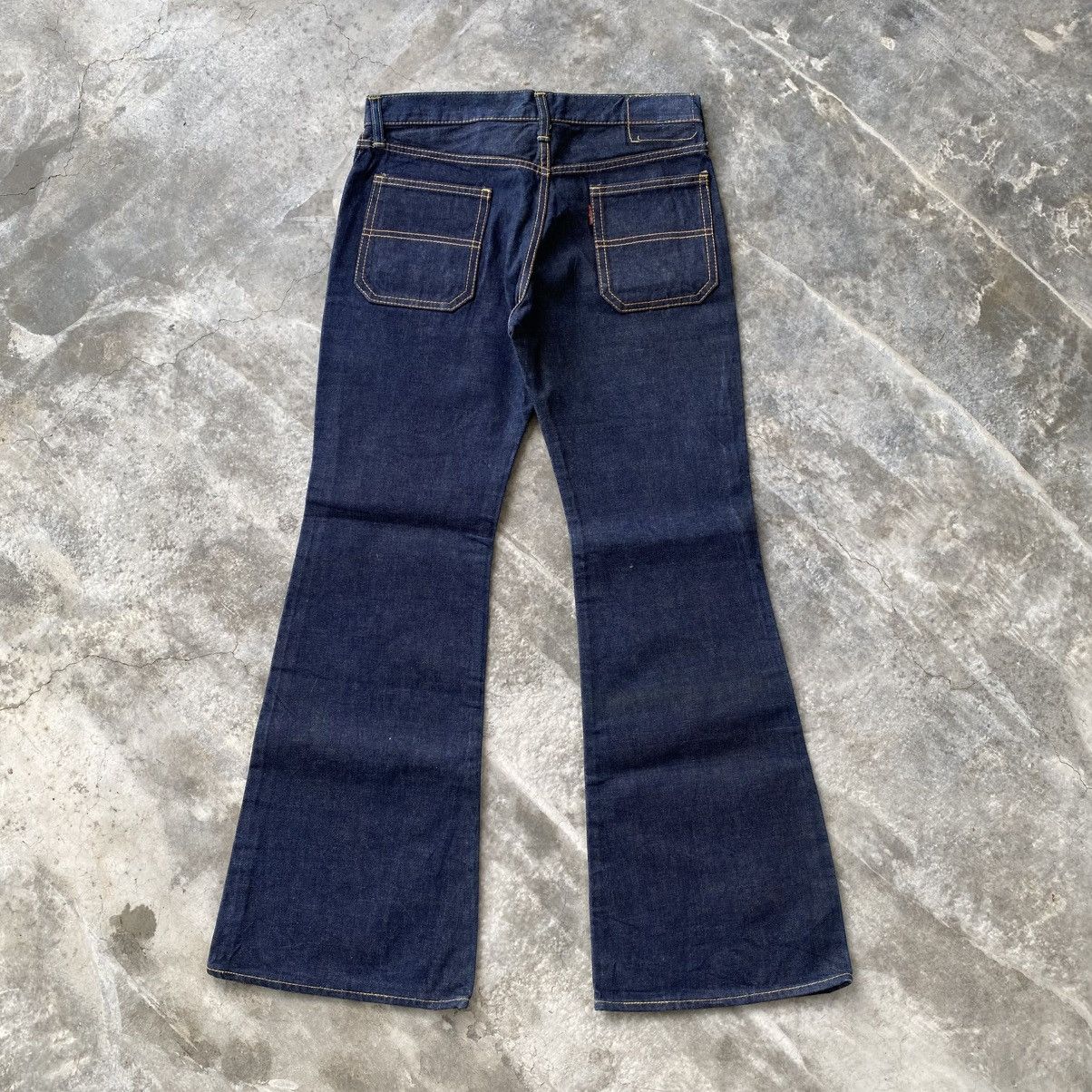 If Six Was Nine × Japanese Brand × Le Grande Bleu (L.G.B.) Vintage BIGSTONE Super Flared Denim w31 Size US 31 - 5 Thumbnail