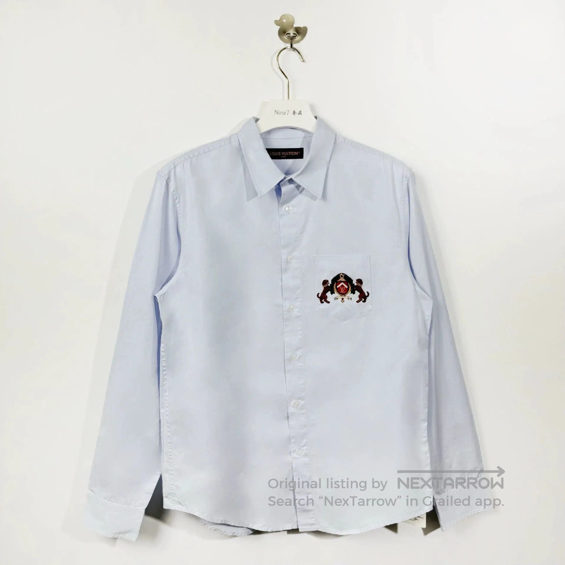 Louis Vuitton LV 25 New Beaded Dog Logo Longshirt. Size US L / EU 52-54 / 3 - 1 Thumbnail