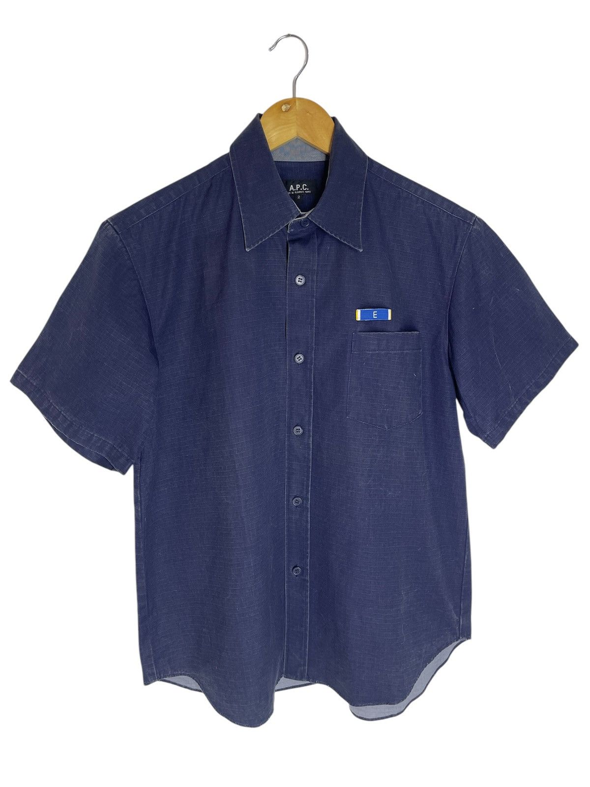 A.P.C. VINTAGE A.P.C SHIRT ARMY STYLE Size US L / EU 52-54 / 3 - 1 Thumbnail