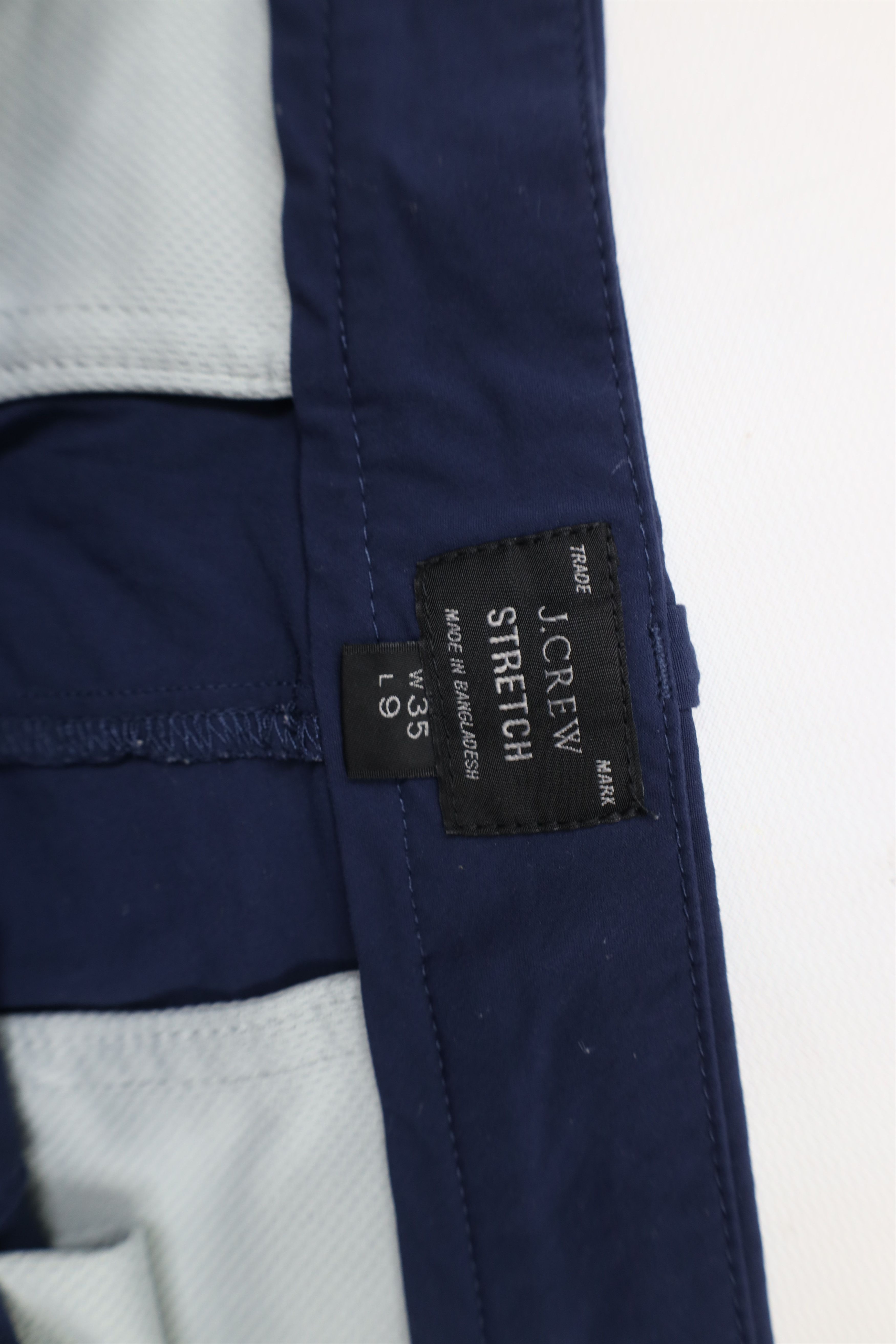 J.Crew × Vintage J Crew Tech Above Knee Golfing Golf Chino Shorts Navy Blue Size US 35 - 6 Thumbnail