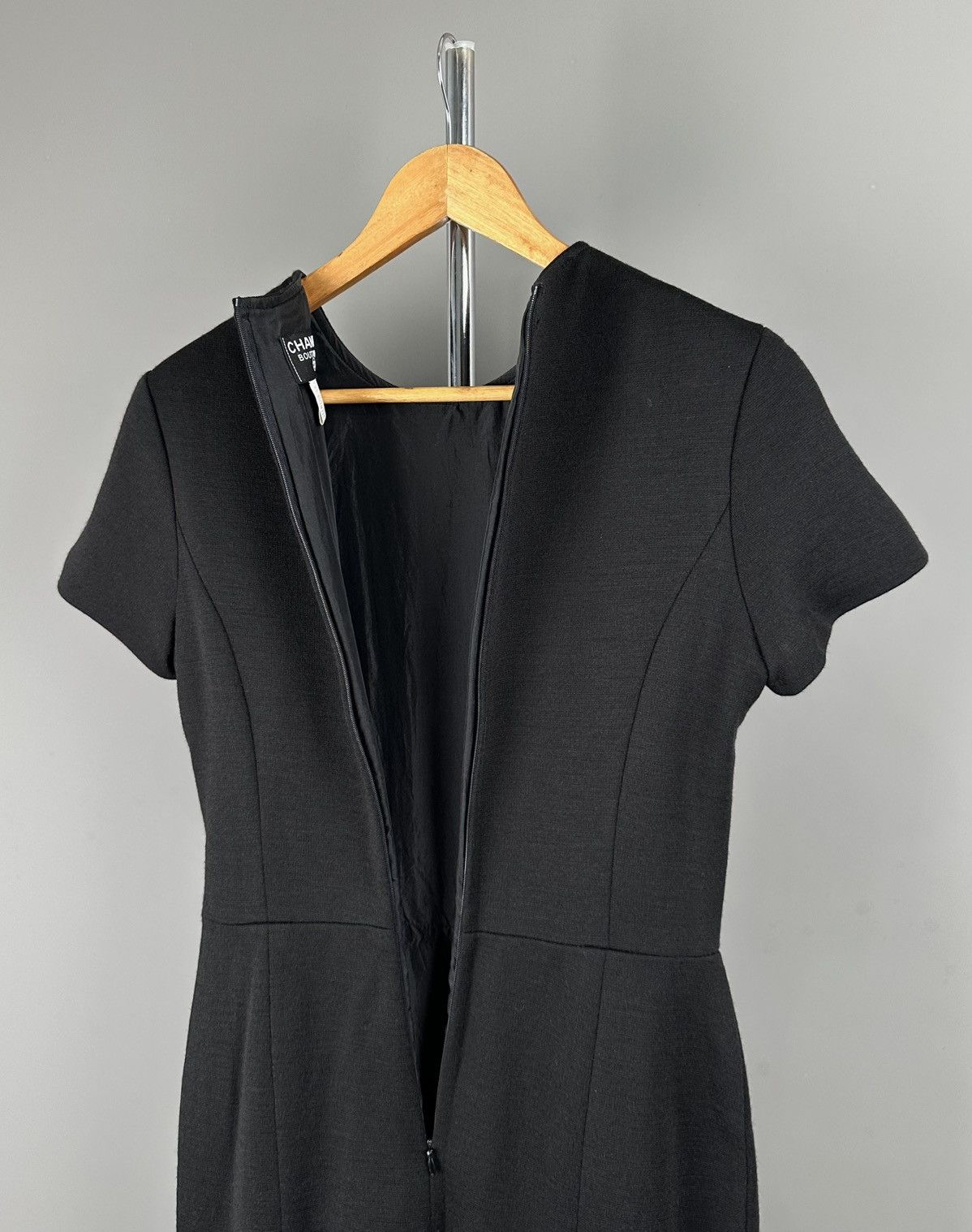 Chanel Chanel - Chanel Boutique Archive 1995 - Wool Black Dress Size S / US 4 / IT 40 - 11 Thumbnail