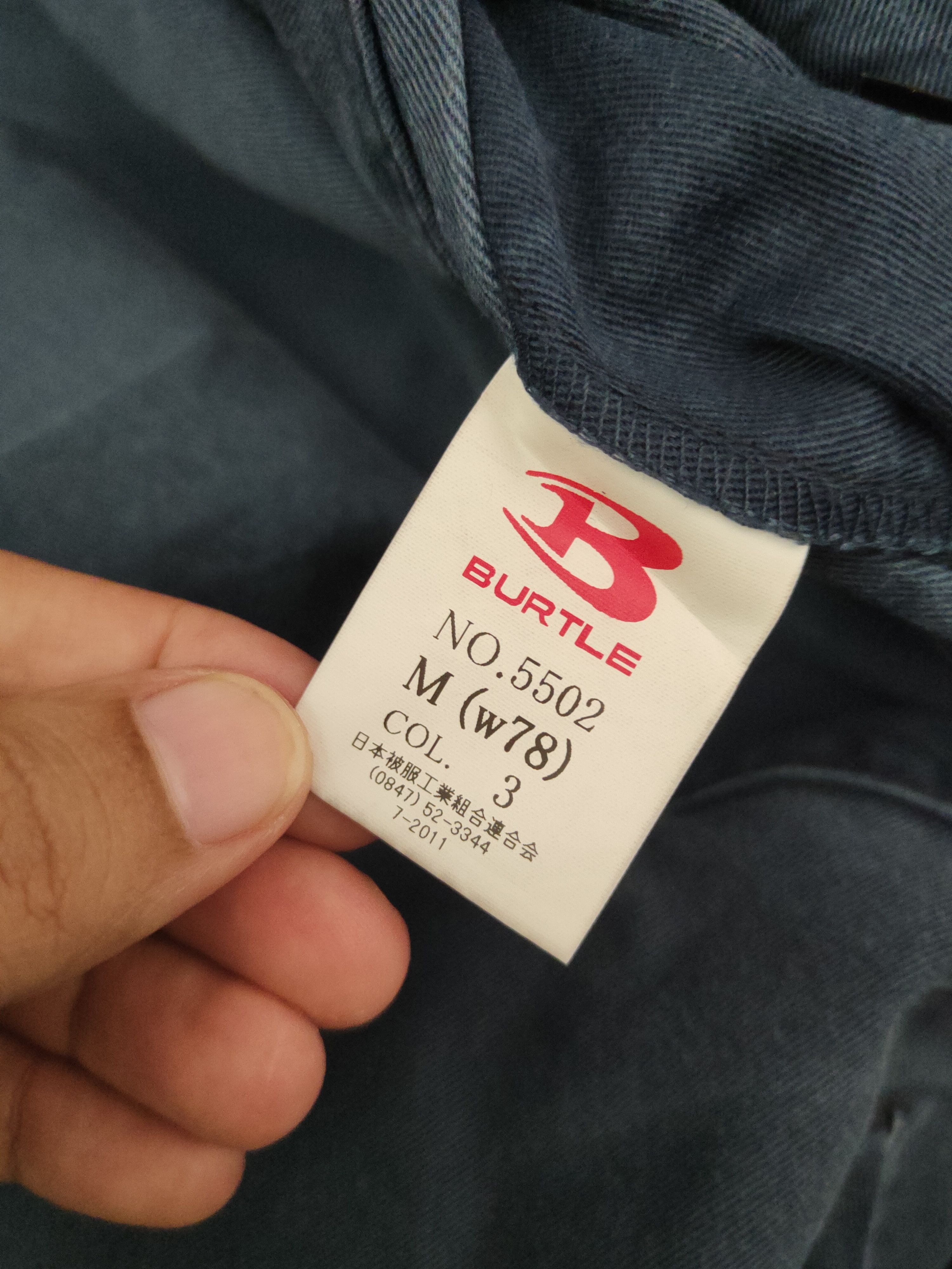 Japanese Brand DL Burtle Dark Blue Multipocket Cargo Pants #46-357 Size US 30 / EU 46 - 16 Thumbnail