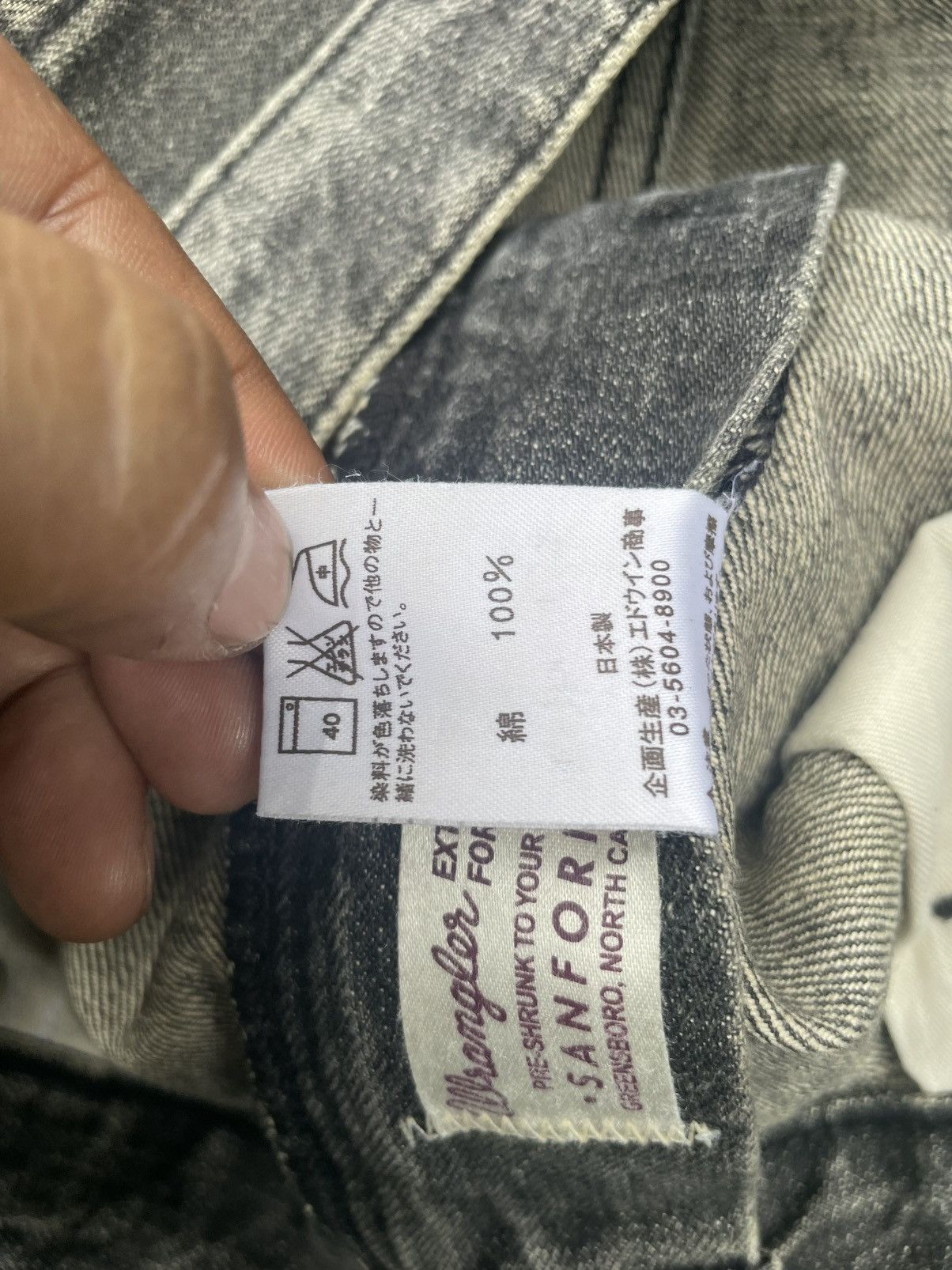 Vintage × Wrangler Vintage 90’s Wrangler Faded Distresed Size US 34 / EU 50 - 23 Thumbnail