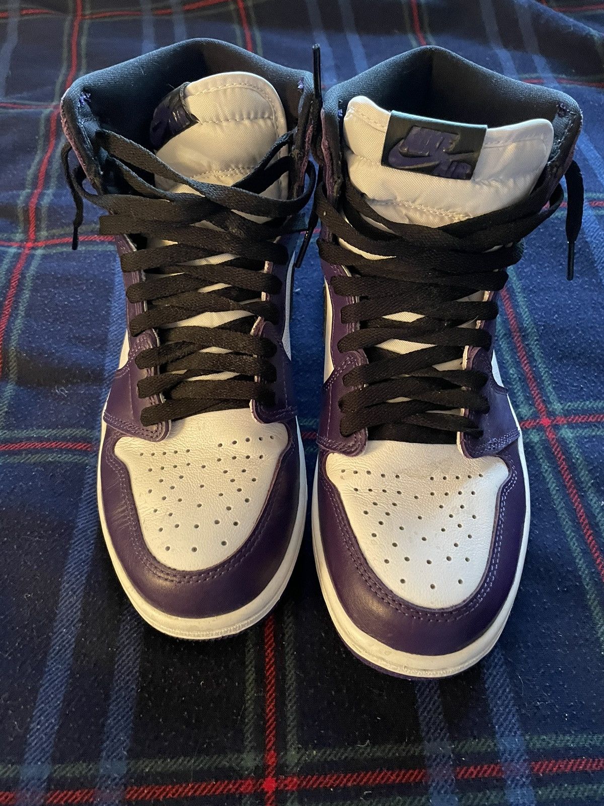 Jordan Brand × Nike Air Jordan 1 Court Purple Size US 8 / EU 41 - 3 Thumbnail