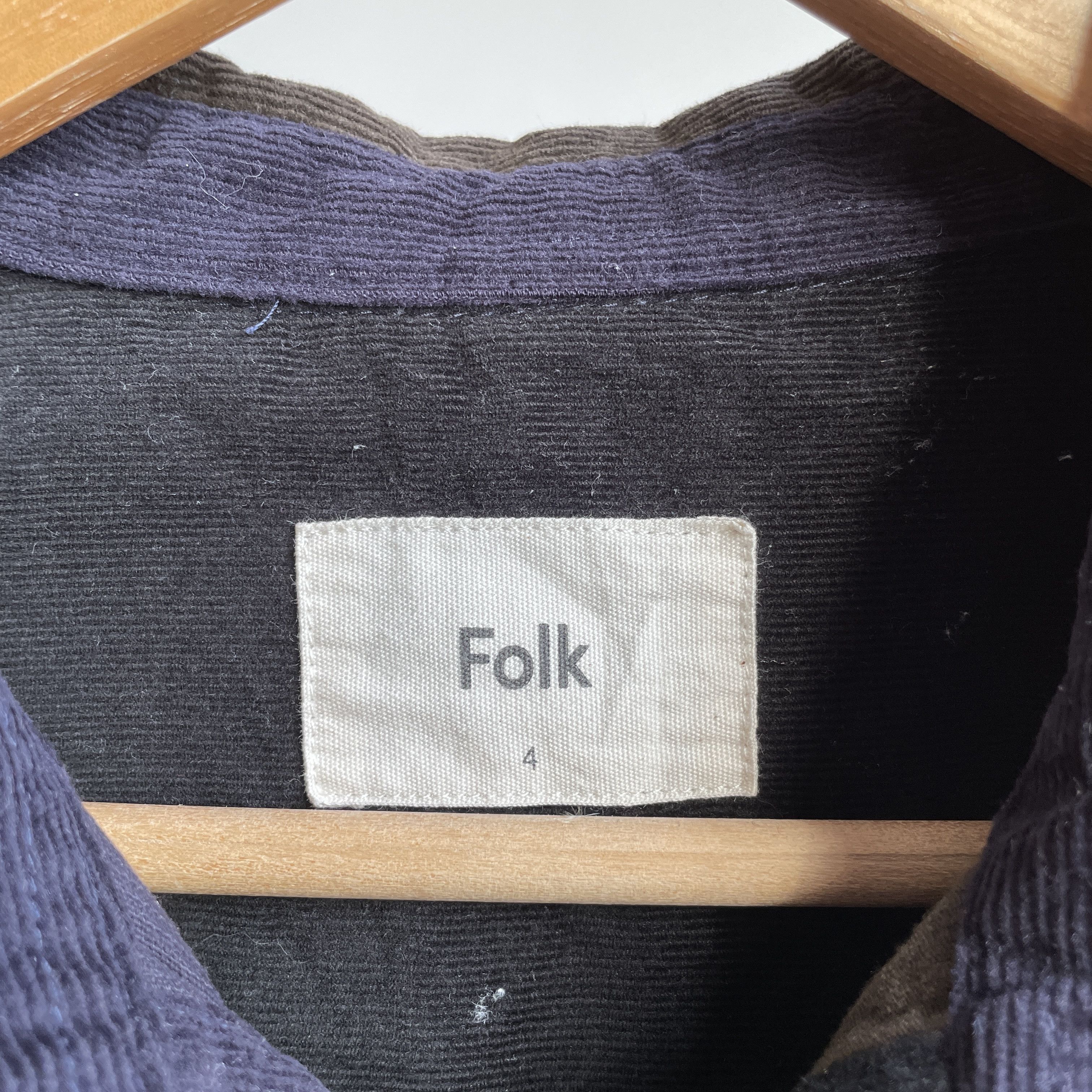 Folk Folk Color Block Corduroy Shirt Size 4 Size US L / EU 52-54 / 3 - 5 Thumbnail