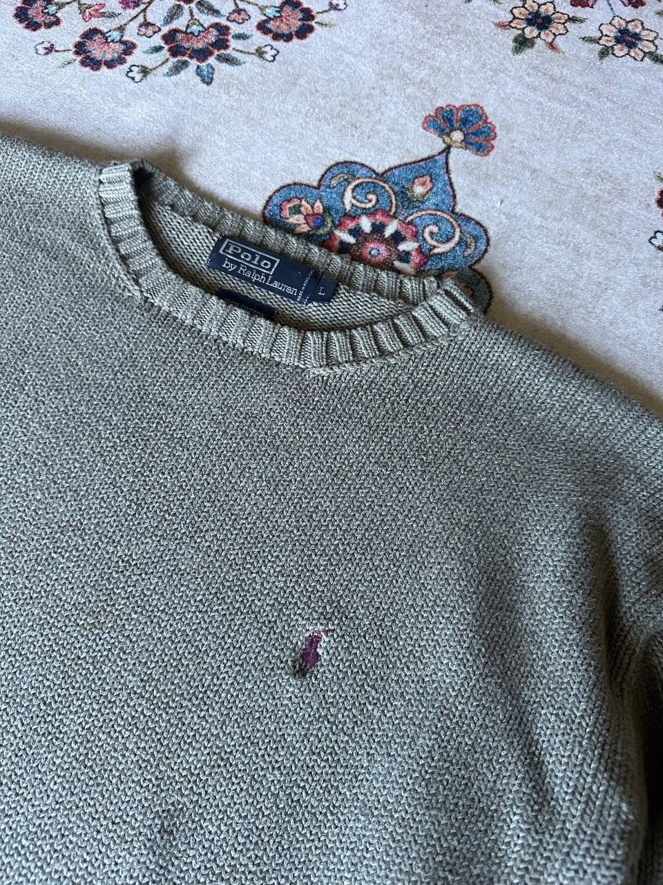 Polo Ralph Lauren × Vintage Vintage Polo Ralph Lauren Knit Sweater Size US L / EU 52-54 / 3 - 2 Thumbnail