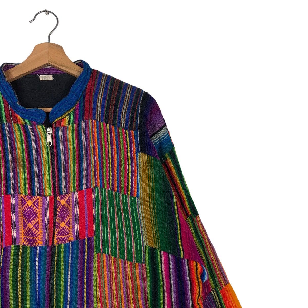 Vintage 🔥Vintage Zipper Jacket Multi Colour Knit Inspire Kapital Size US XL / EU 56 / 4 - 6 Thumbnail