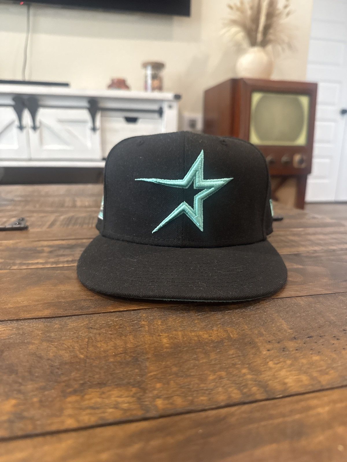 New Era Astros New Era fitted hat Size ONE SIZE - 3 Thumbnail