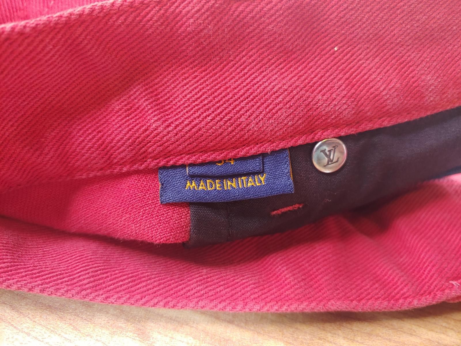 Louis Vuitton Louis Vuitton Monogram Boreal Evening Jeans in Black/Red Size US 34 / EU 50 - 10 Thumbnail