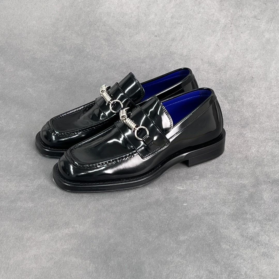 Burberry Burberry Leather Black Lowtop Sneakers 6 Men Size US 6 / EU 39 - 1 Thumbnail