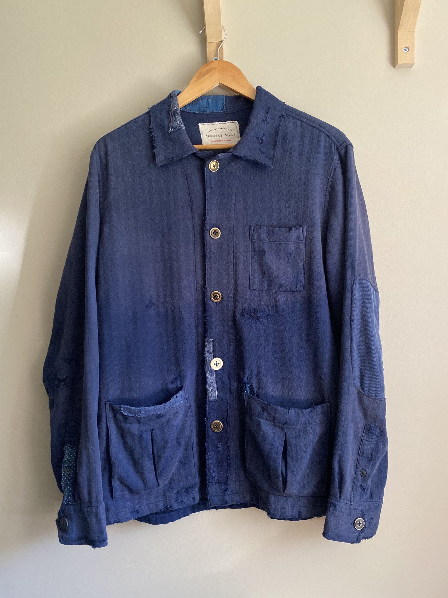Vintage Sunfade Chore Jacket Size US XL / EU 56 / 4 - 1 Thumbnail