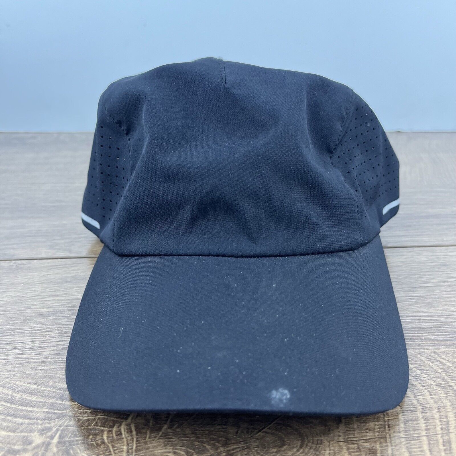 Other Black Athletic Hat Running Hat Black Cap Hat Adjustable Hat Size ONE SIZE - 2 Thumbnail