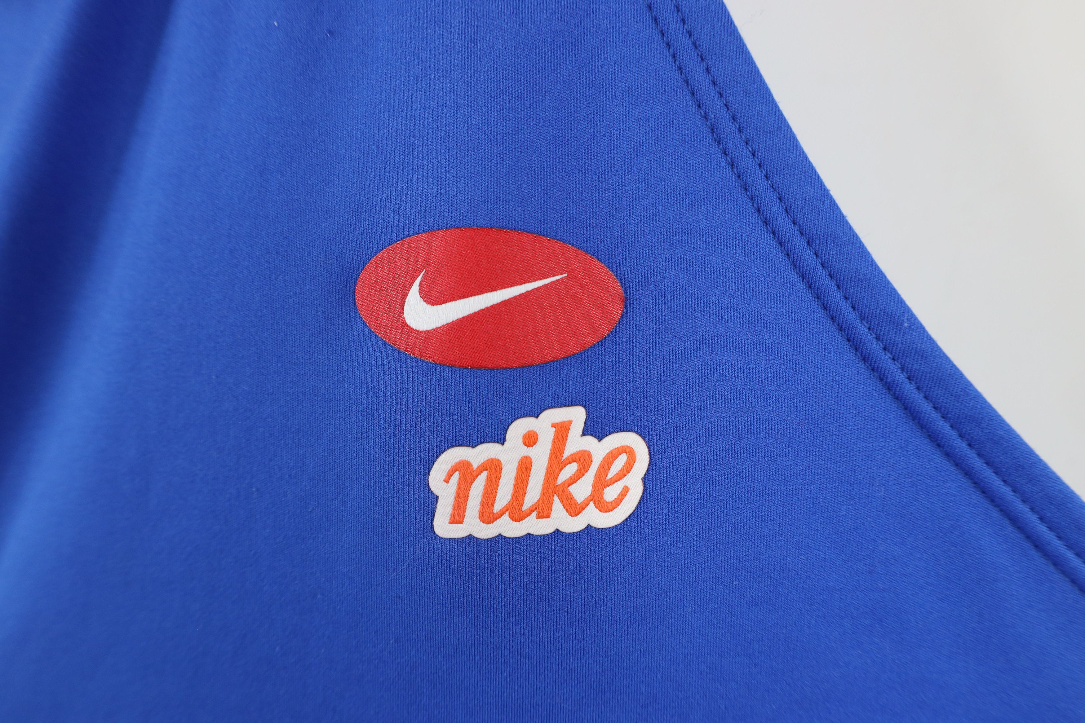 Nike × Vintage Nike Spell Out Icon Mini Swoosh Tank Top T-Shirt Royal Blue Size XXL / US 16-18 / IT 52-54 - 4 Thumbnail