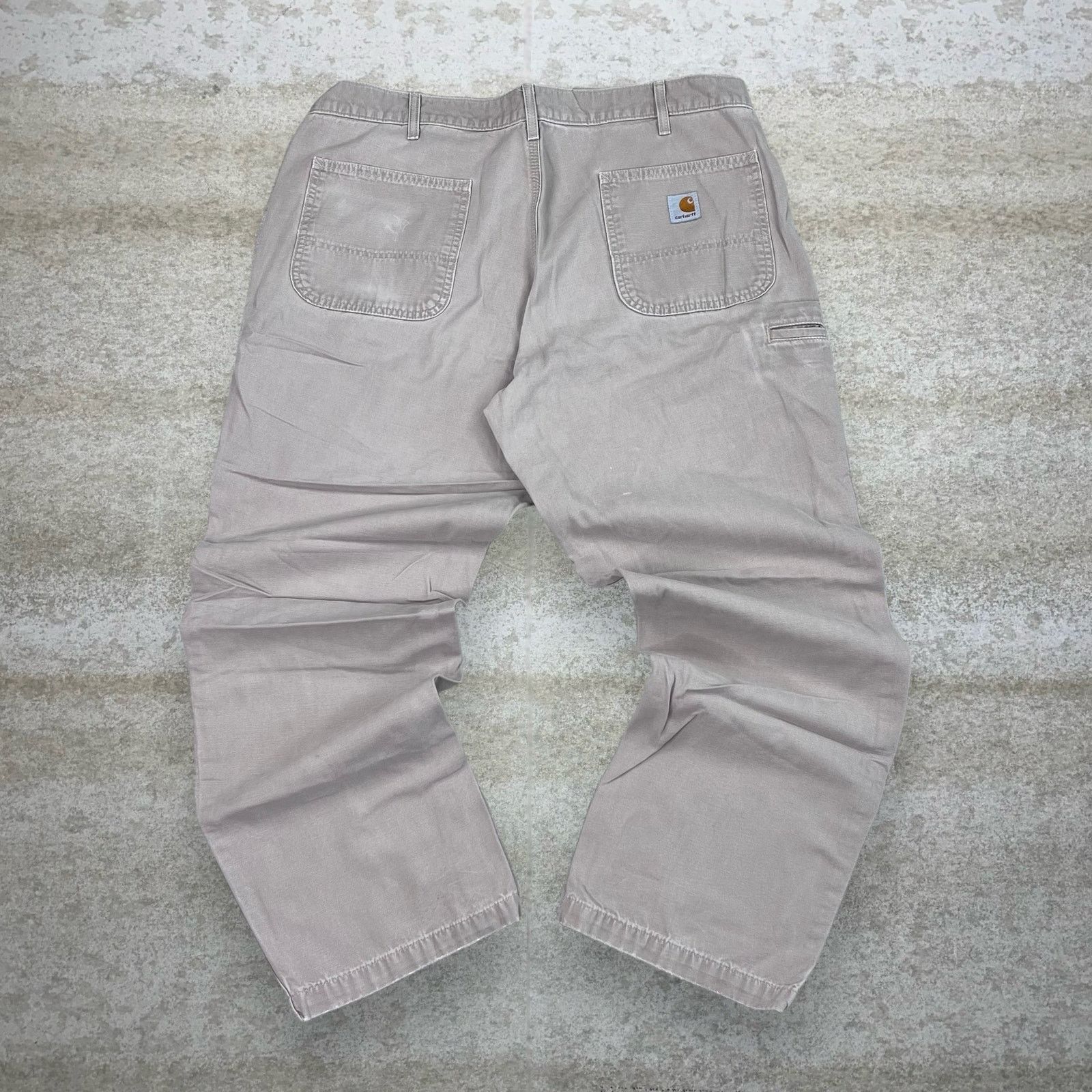 image of Crazy Vintage 90's Carhartt Carpenter Pants Tan Relaxed, Men's (Size 38)