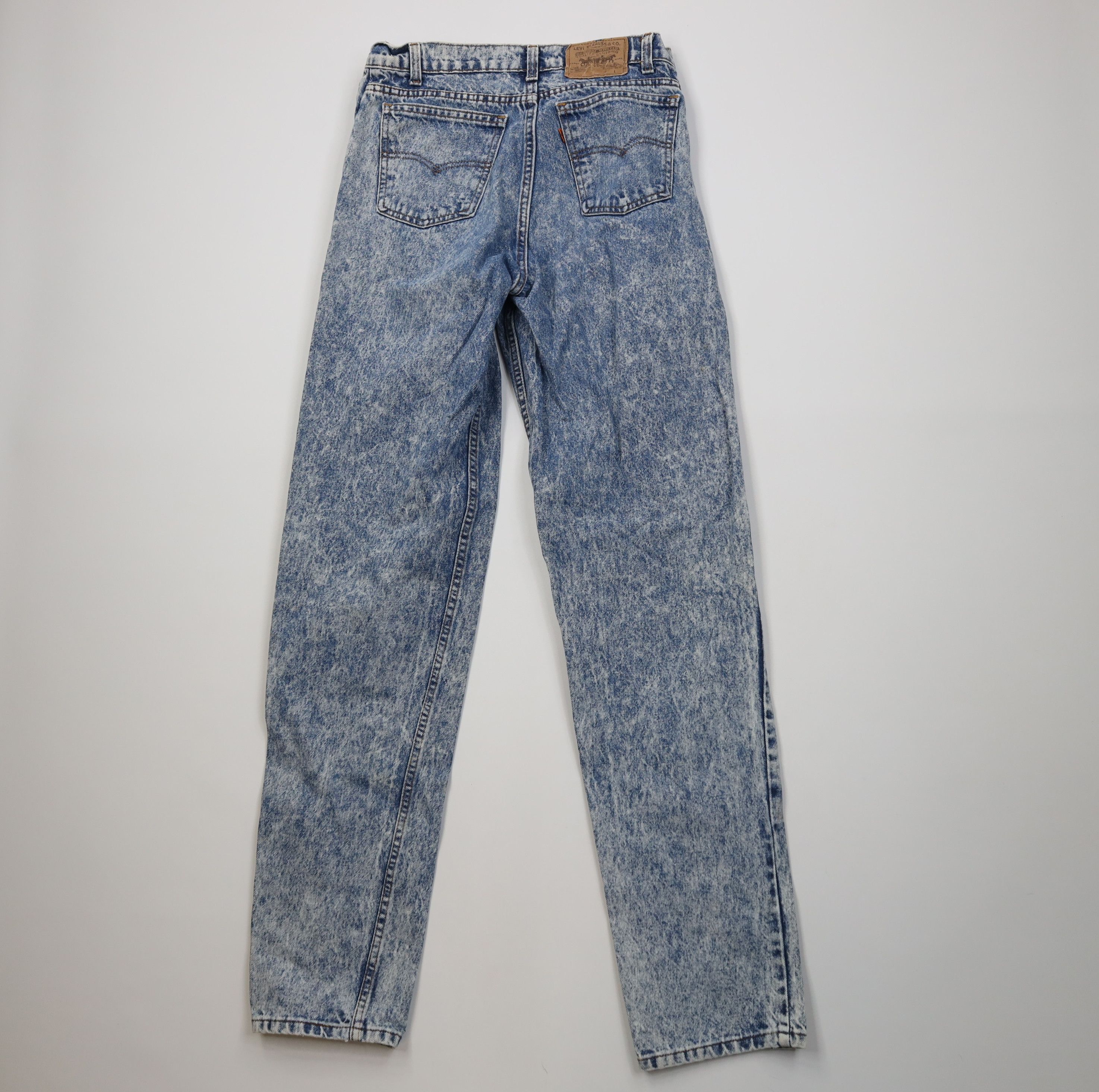 Levi's Vintage 80s Levis 550 Orange Tab Relaxed Tapered Leg Jeans Size US 32 / EU 48 - 10 Thumbnail