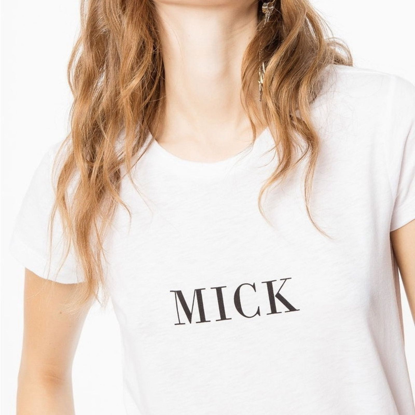 Zadig & Voltaire Zadig & Voltaire L Skinny Mick T-shirt in White Size L / US 10 / IT 46 - 2 Thumbnail