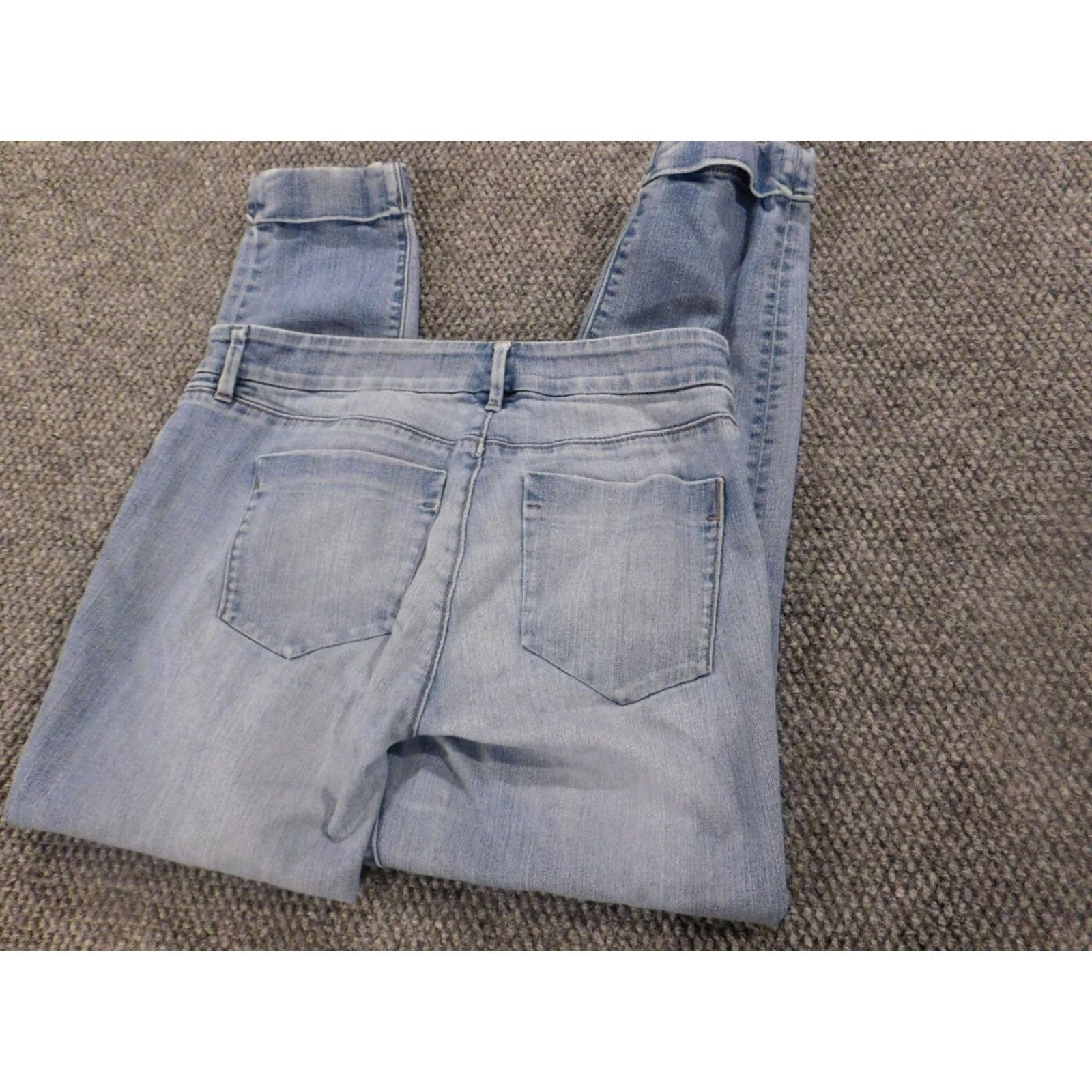 Loft Ann Taylor LOFT Jeans 4 Blue Skinny Ankle Denim Stretch Women Regular Size 27" / US 4 / IT 40 - 5 Thumbnail
