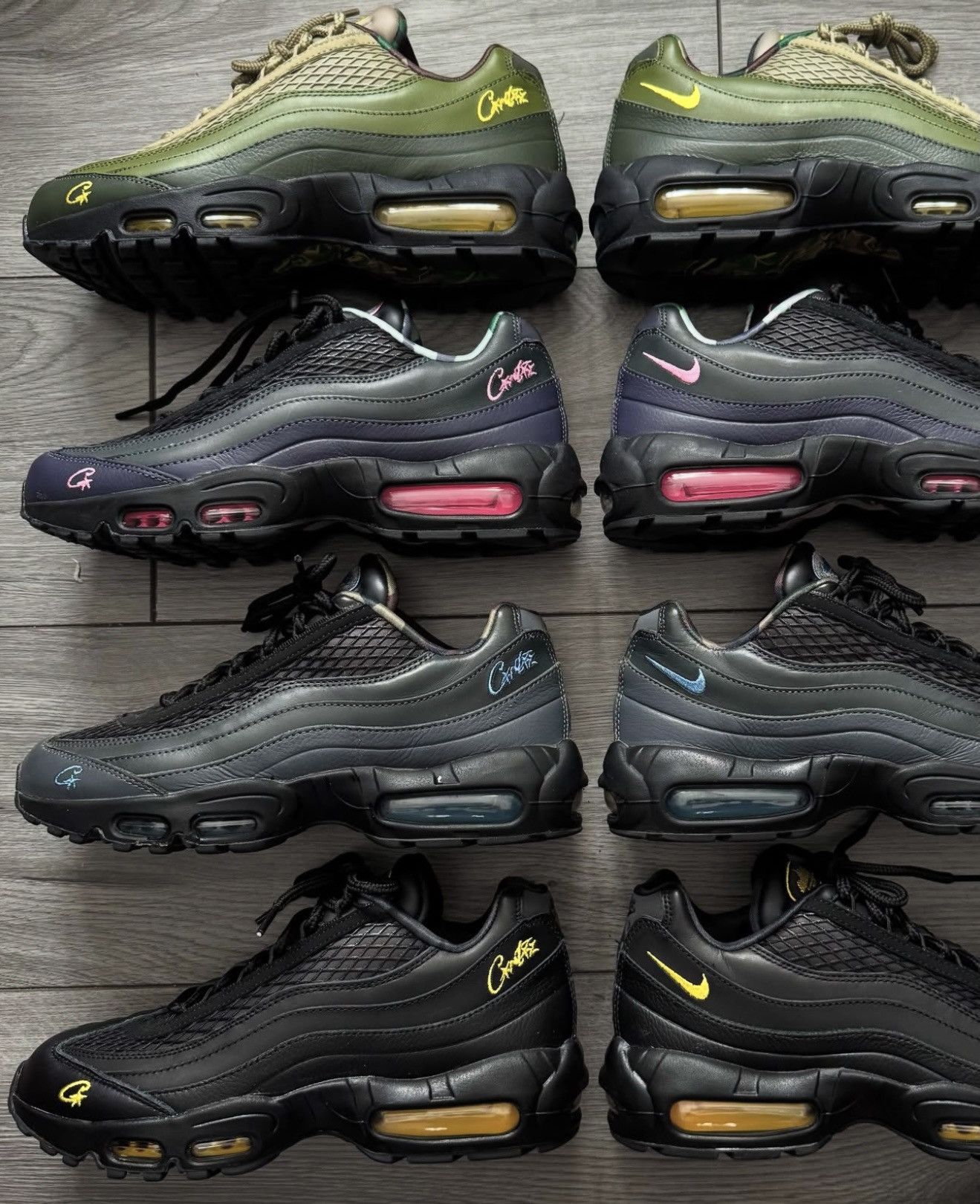 Corteiz × Nike Nike Air Max 95 SP Corteiz Aegean Storm Size 9.5 Size US 9.5 / EU 42-43 - 13 Thumbnail