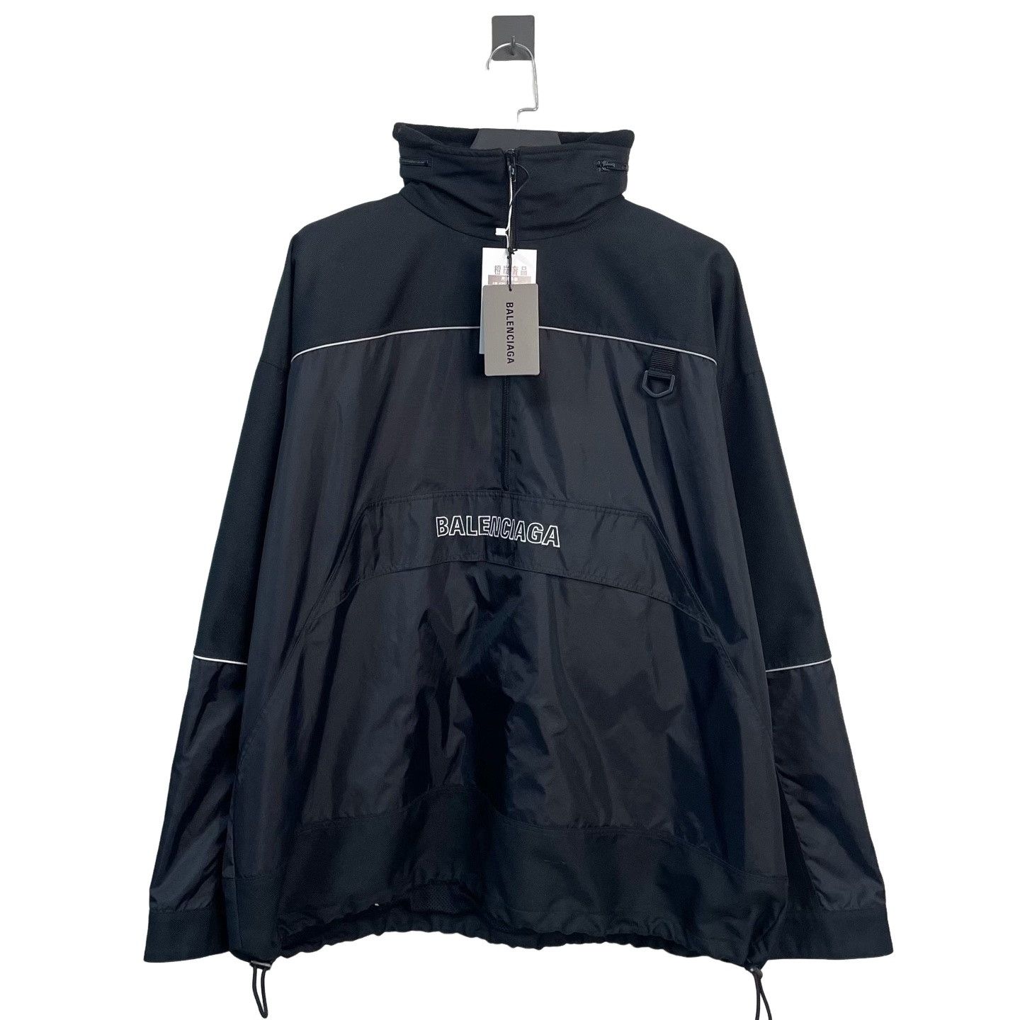 Balenciaga Balenciaga Logo Embroidery Half-Zip Windbreaker Size M Size US M / EU 48-50 / 2 - 1 Thumbnail