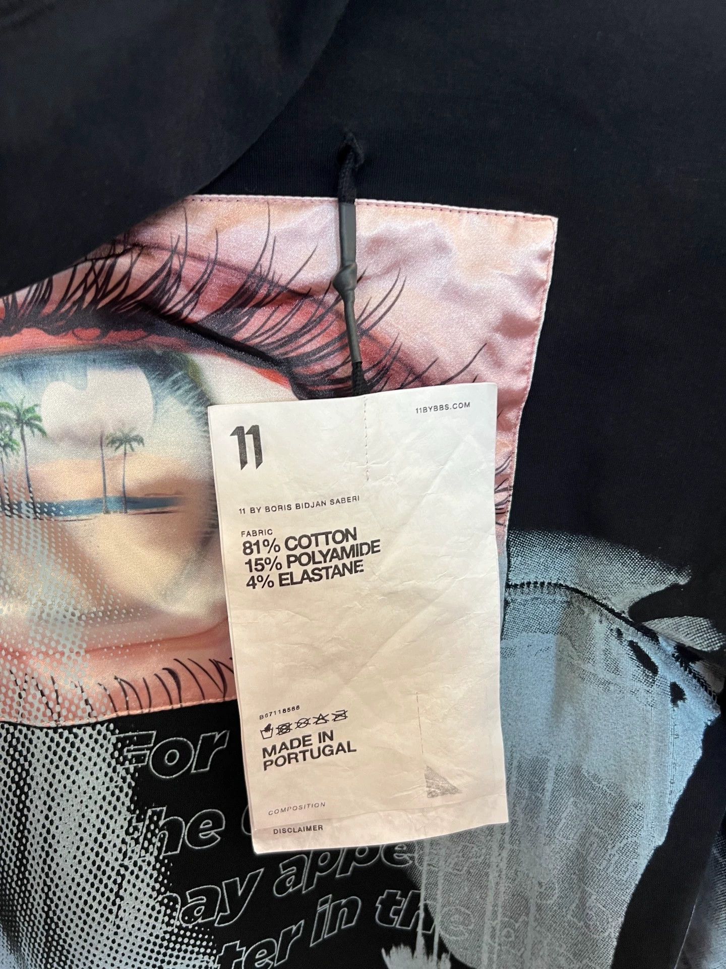 Boris Bidjan Saberi Boris Bidjan Saberi 11by bbs printed patch hoodie XXS Size US XXS / EU 40 - 4 Thumbnail