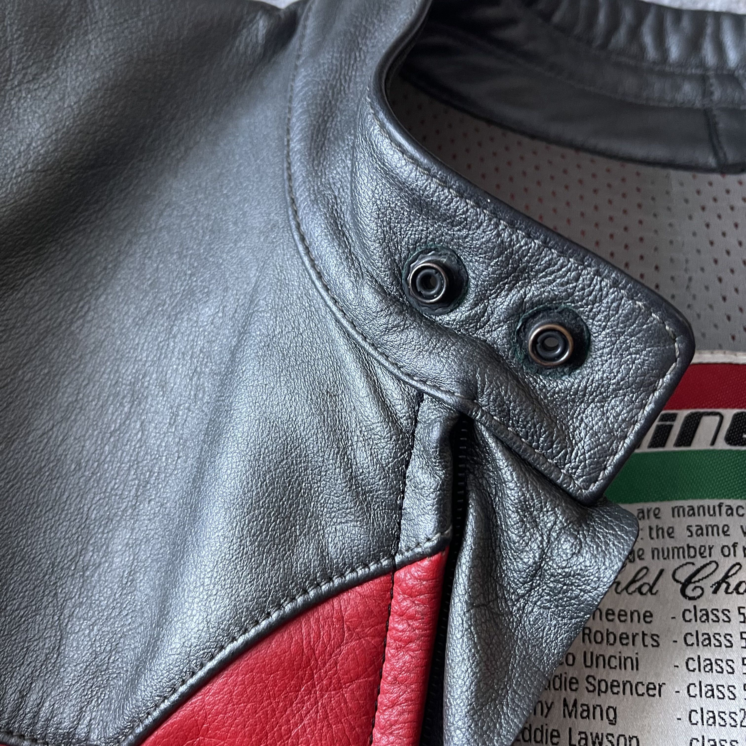 Dainese Vintage Dainese 90s Leather Jacket World Champions Size US L / EU 52-54 / 3 - 5 Thumbnail