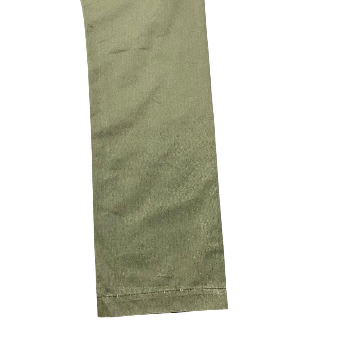 Japanese Brand BUTTON ONE'S LIP Herringbone Fatigue Pants Size US 30 / EU 46 - 16 Thumbnail
