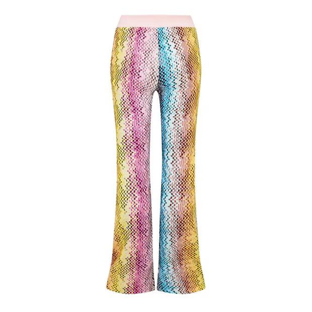 Missoni o1g2r1mq1124 Flare Trouser in Multicolor Size 28" / US 6 / IT 42 - 2 Thumbnail