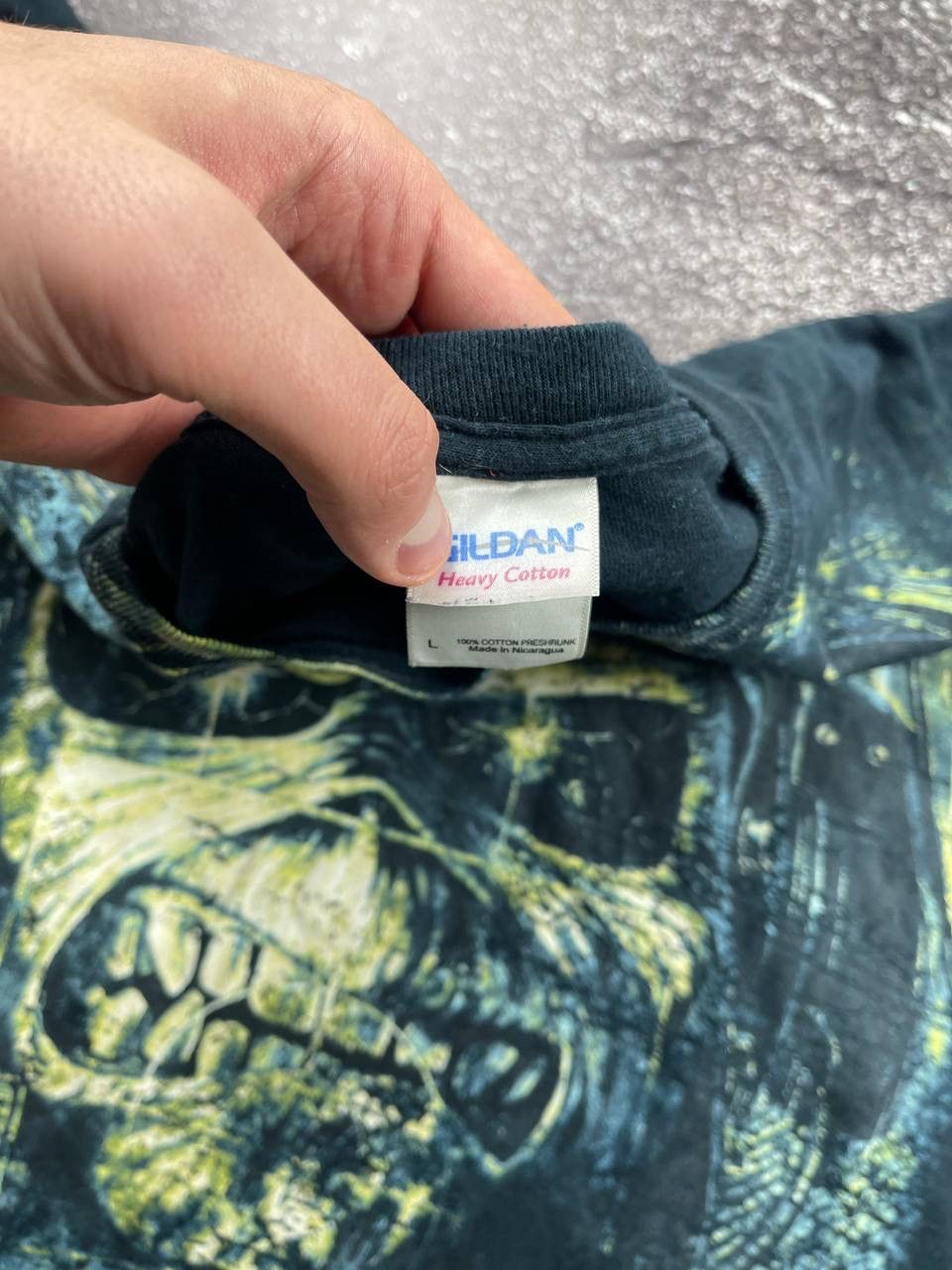 Band Tees Vintage Iron Maiden Aces High Full Print T-shirts Rock Band Size US L / EU 52-54 / 3 - 4 Thumbnail