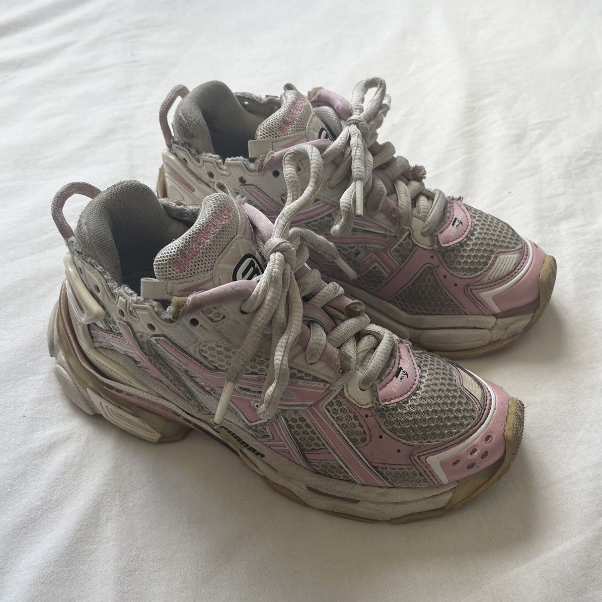 Balenciaga Balenciaga Runner white/pink Size US 5 / IT 35 - 3 Thumbnail