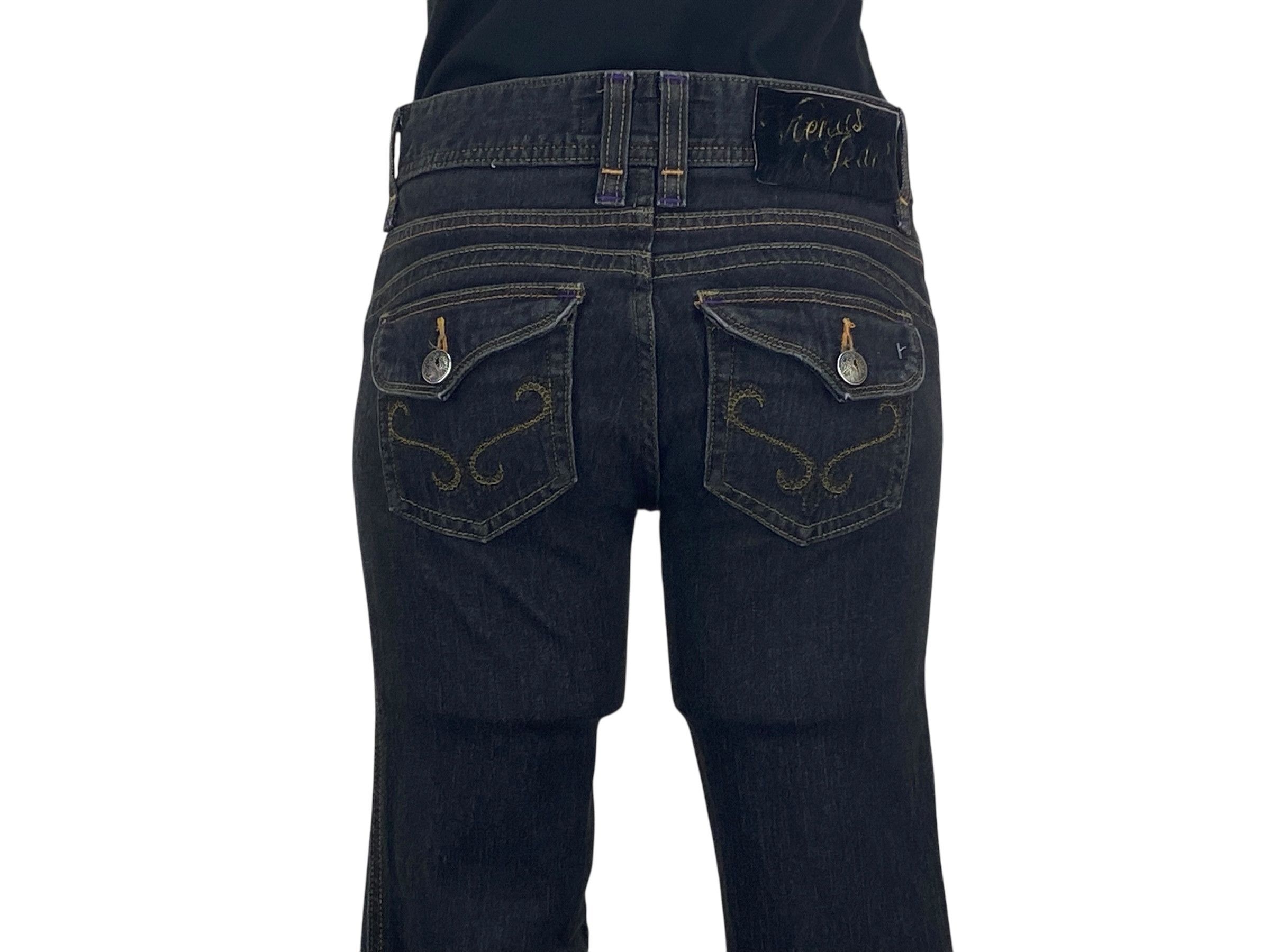 Edwin Something x Vienus Low Rise Women Flare Jeans Size US 27 - 6 Thumbnail