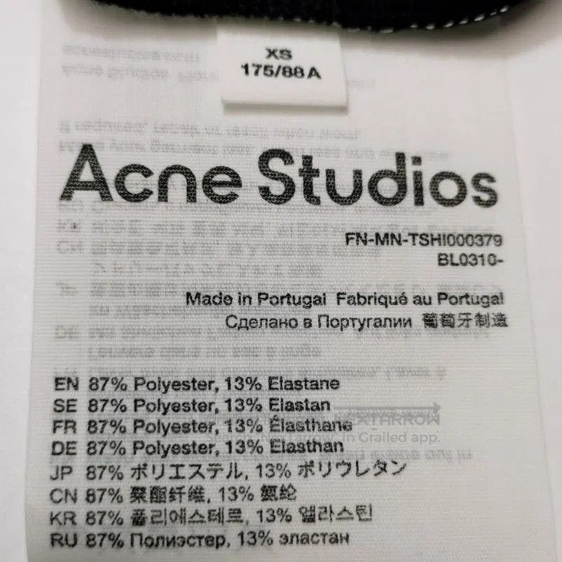 Acne Studios Acne Studios Black Cotton Turtleneck S. Size US XS / EU 42 / 0 - 8 Thumbnail