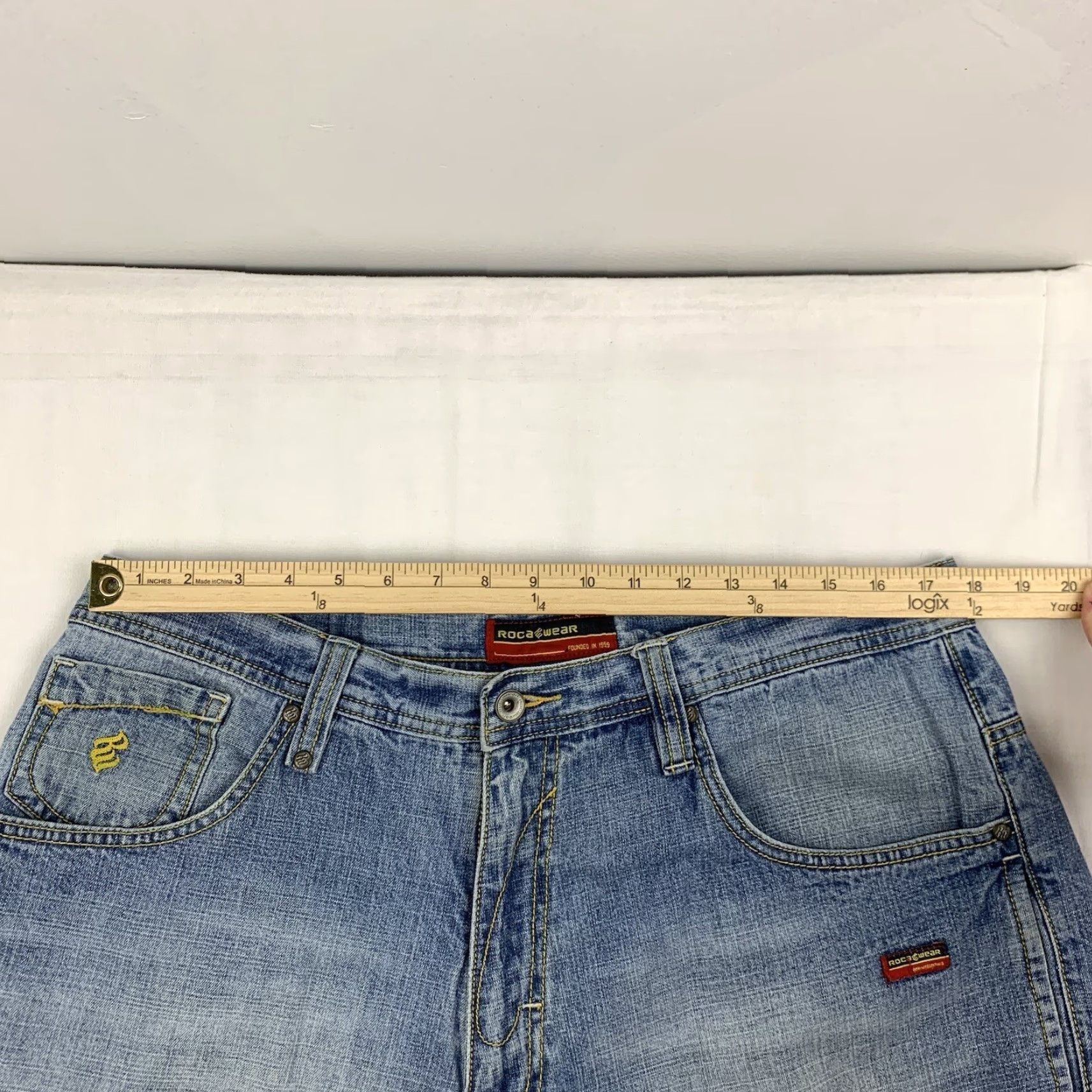 Rocawear VINTAGE Rocawear Jeans Men's 38 Relaxed Baggy Denim Blue 90s Grunge Y2K Urbanwear Mens Size US 38 / EU 54 - 5 Thumbnail