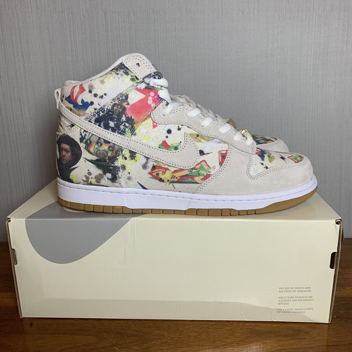 Nike × Supreme Supreme Nike SB Dunk High Rammellzee Size US 11 / EU 44 - 6 Thumbnail