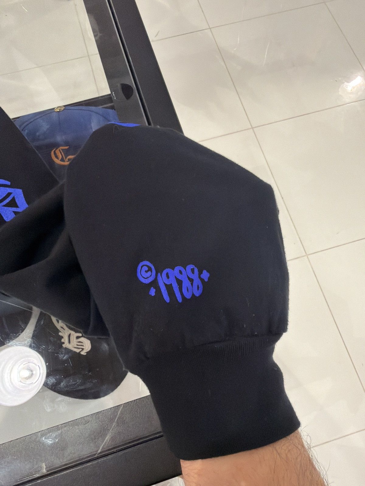 Chrome Hearts Chrome Hearts 1988 Neck Logo Black/Blue L/S Size US XL / EU 56 / 4 - 5 Thumbnail
