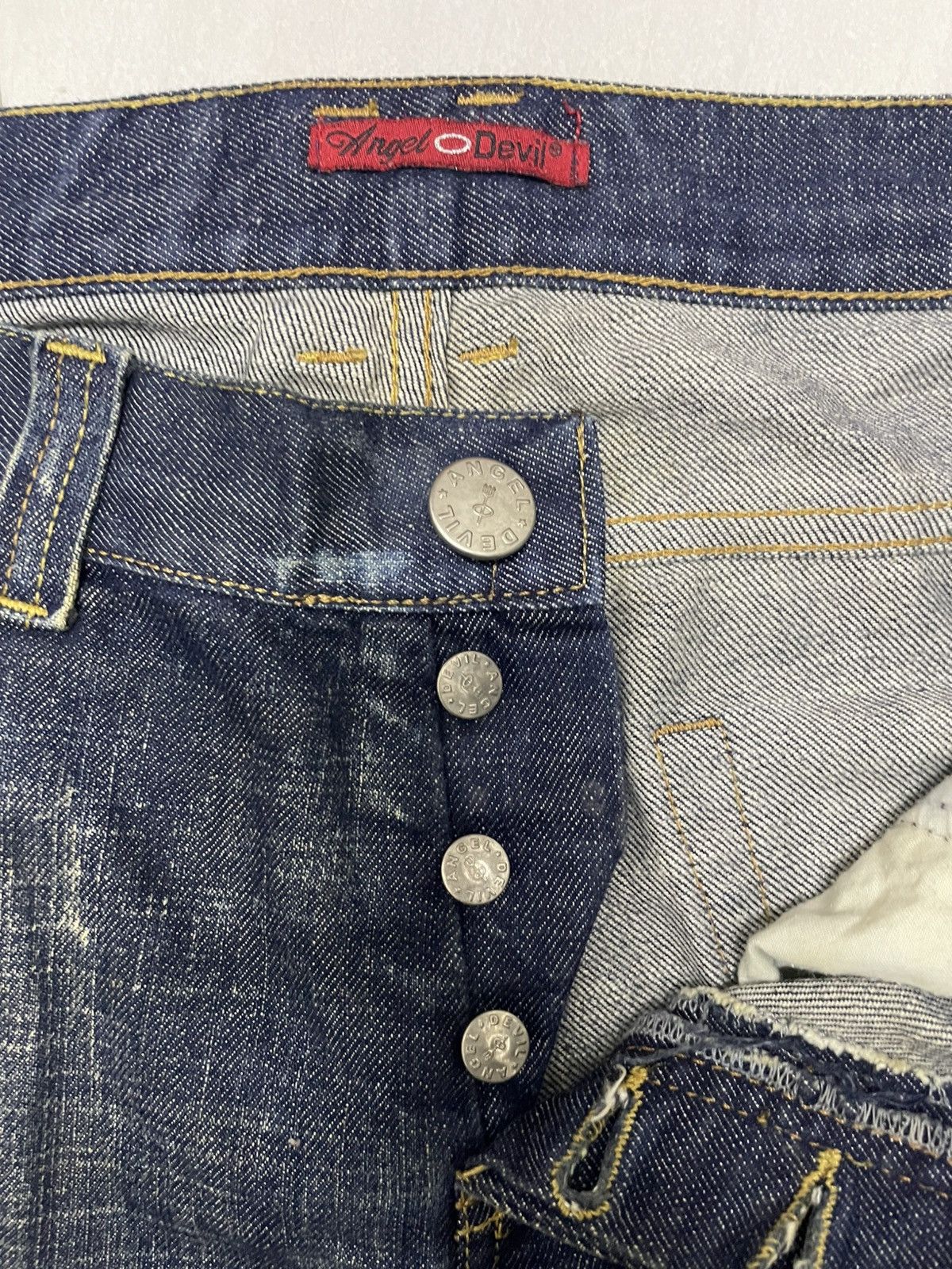 If Six Was Nine AngelDevil Jeans Y2k Size US 34 / EU 50 - 9 Thumbnail
